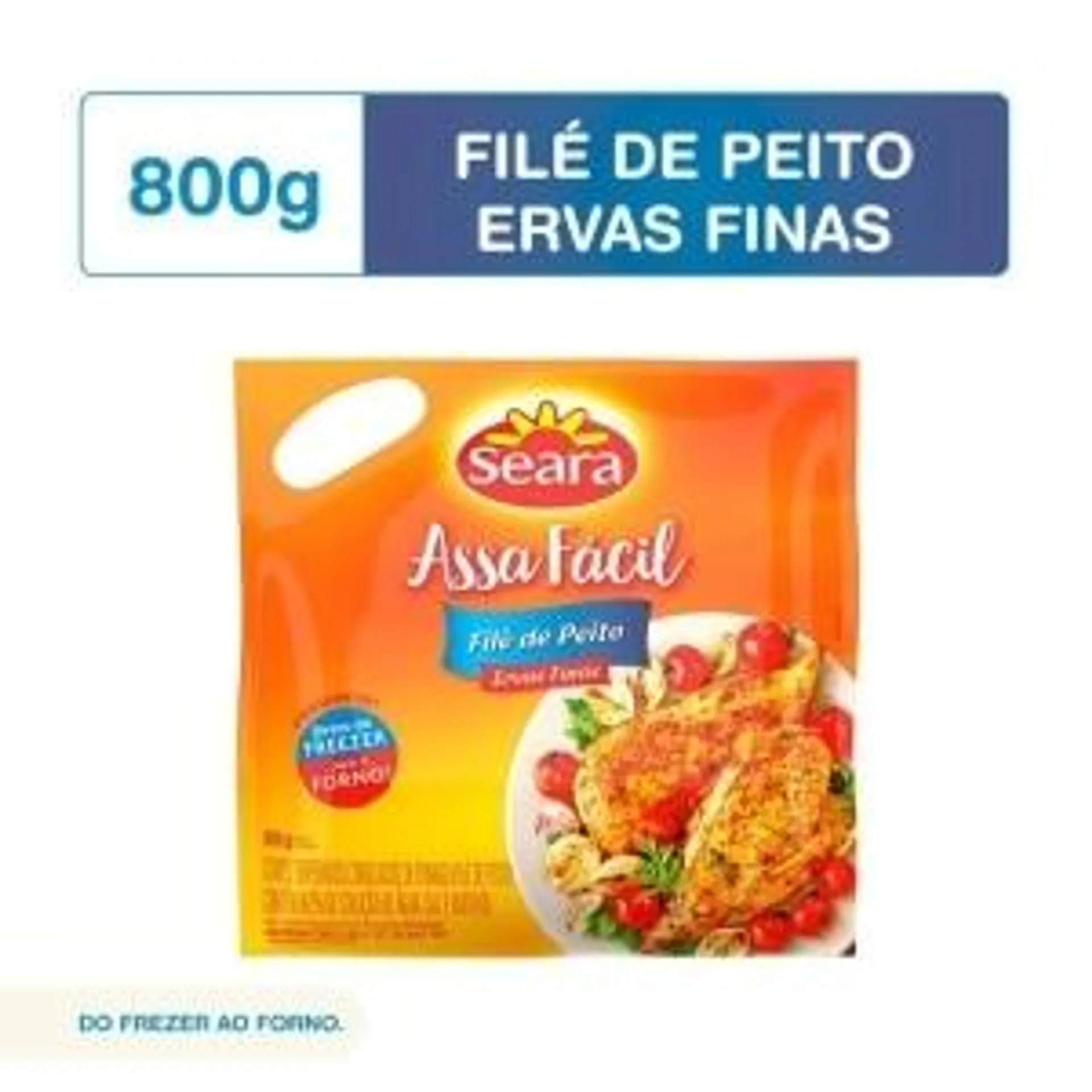 Filé de Peito de Frango Assa Fácil Seara 800g