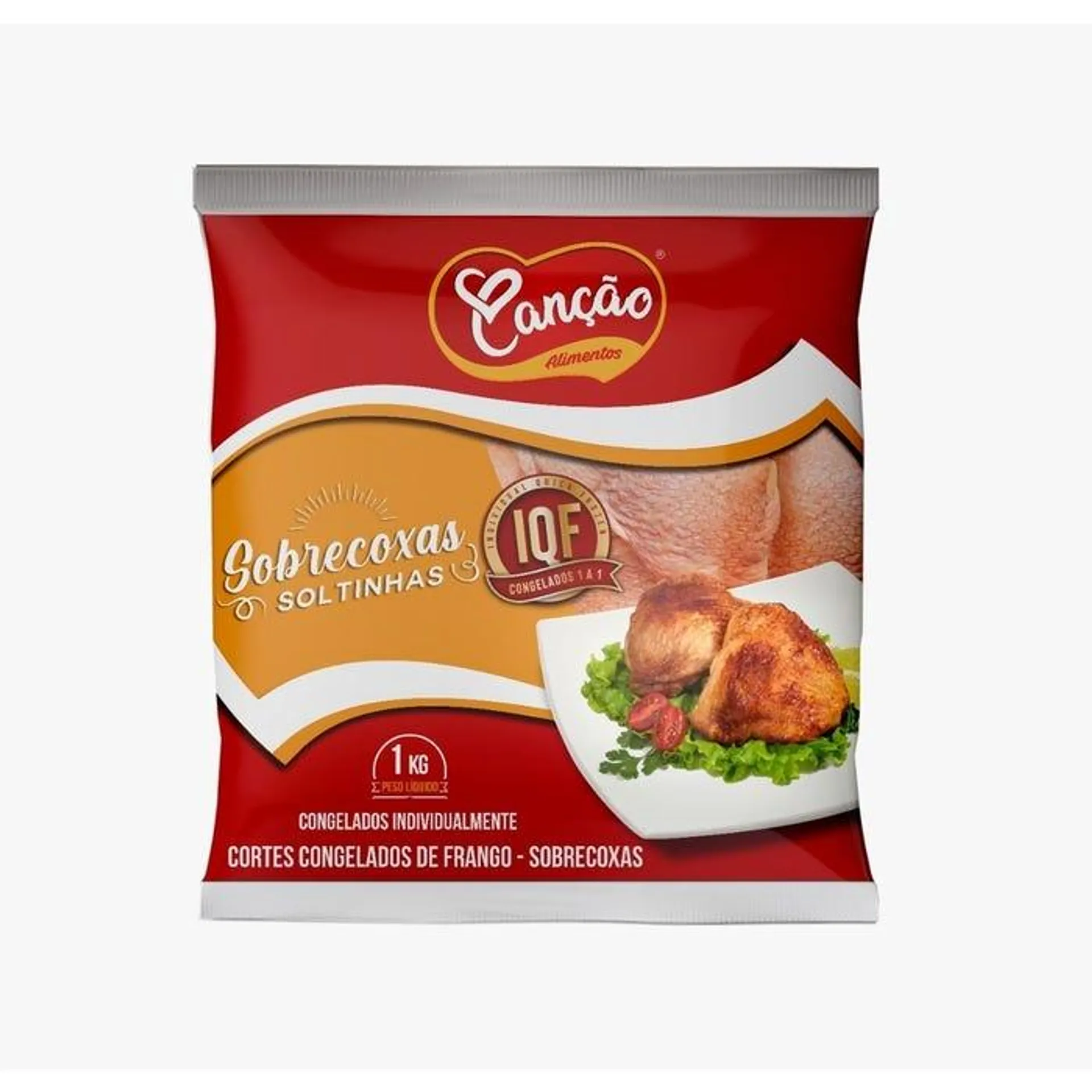 Sobrecoxa Frango Canção Iqf 1kg