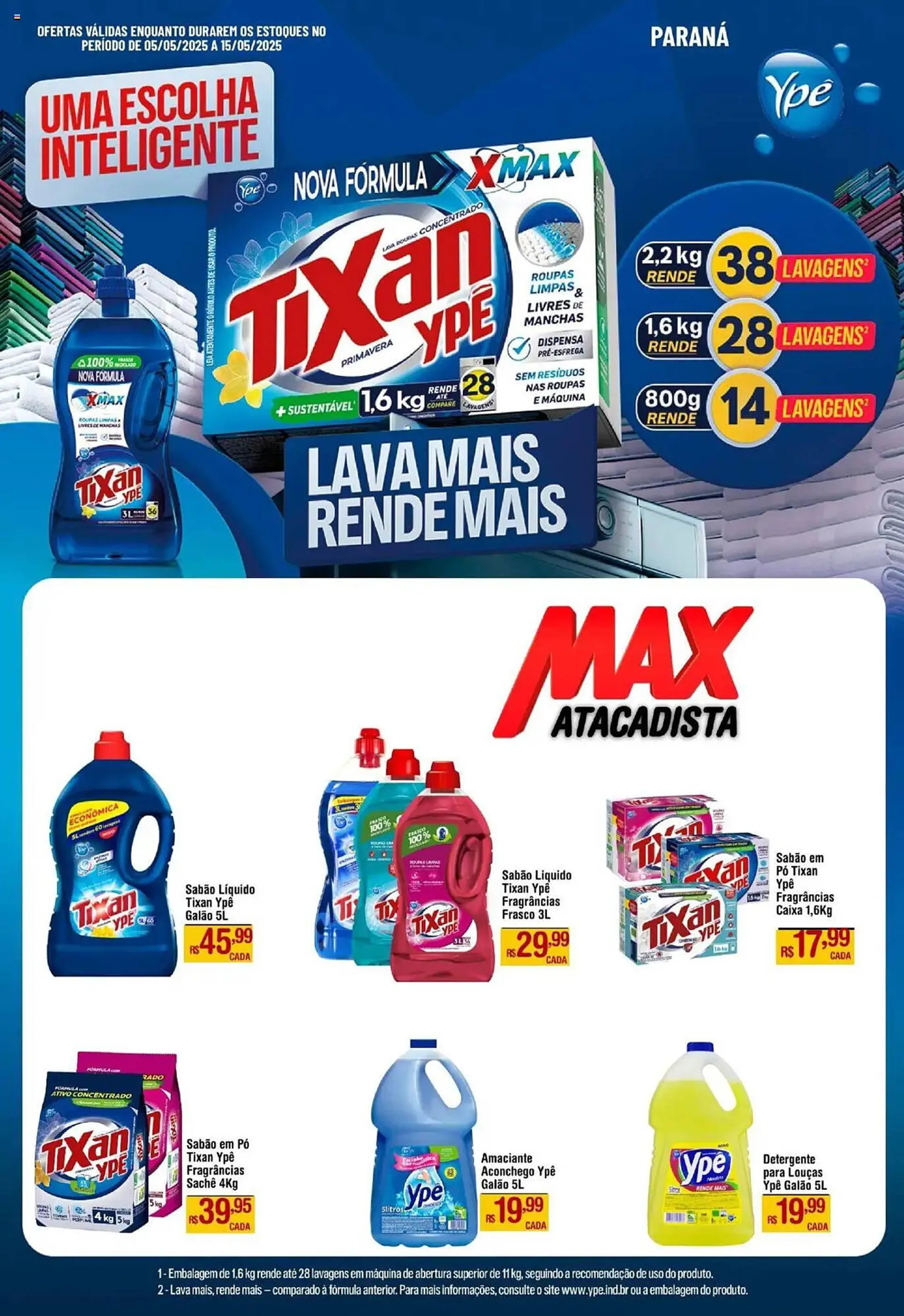 Encarte de Catálogo Max Atacadista 5 de maio até 15 de maio 2025 - Pagina 1