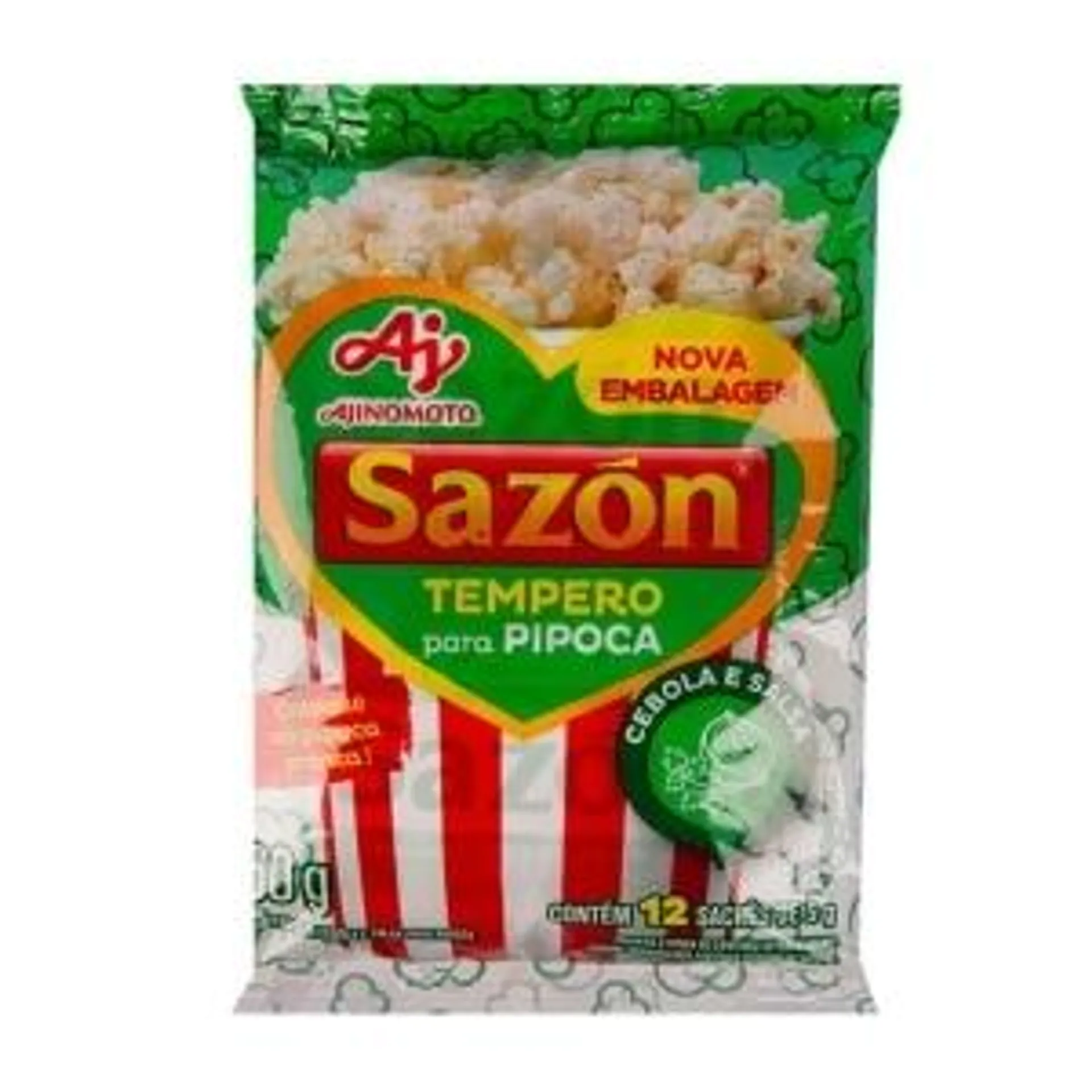 Tempero Sazon para Pipoca Cebola Salsa 60g