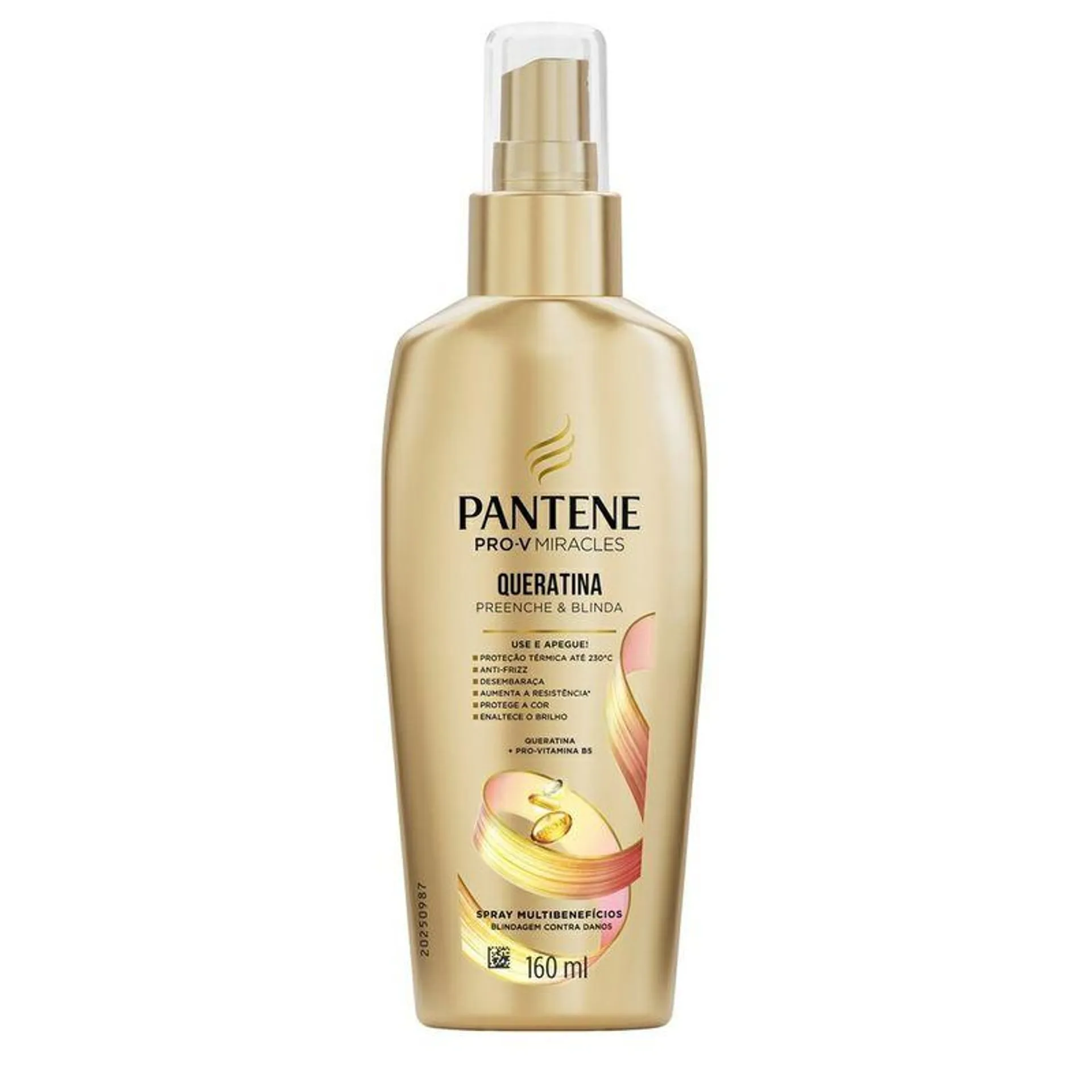 Spray Multibenefícios Pantene Queratina Preenche e Blinda 160ml