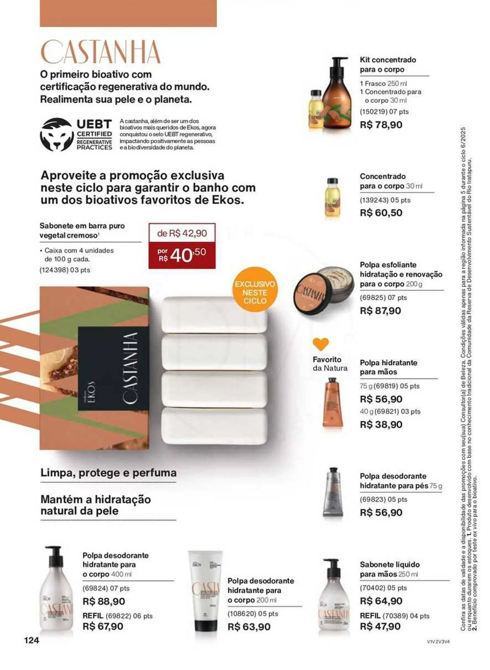 Encarte de Catálogo Natura 28 de abril até 31 de maio 2025 - Pagina 124