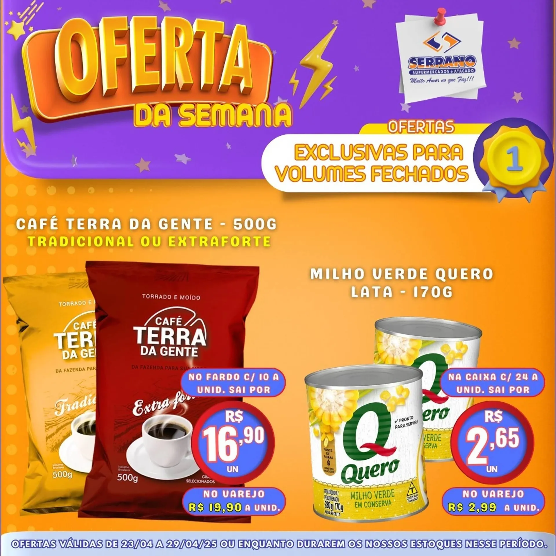 Encarte de Catálogo Serrano Supermercado 23 de abril até 29 de abril 2025 - Pagina 4
