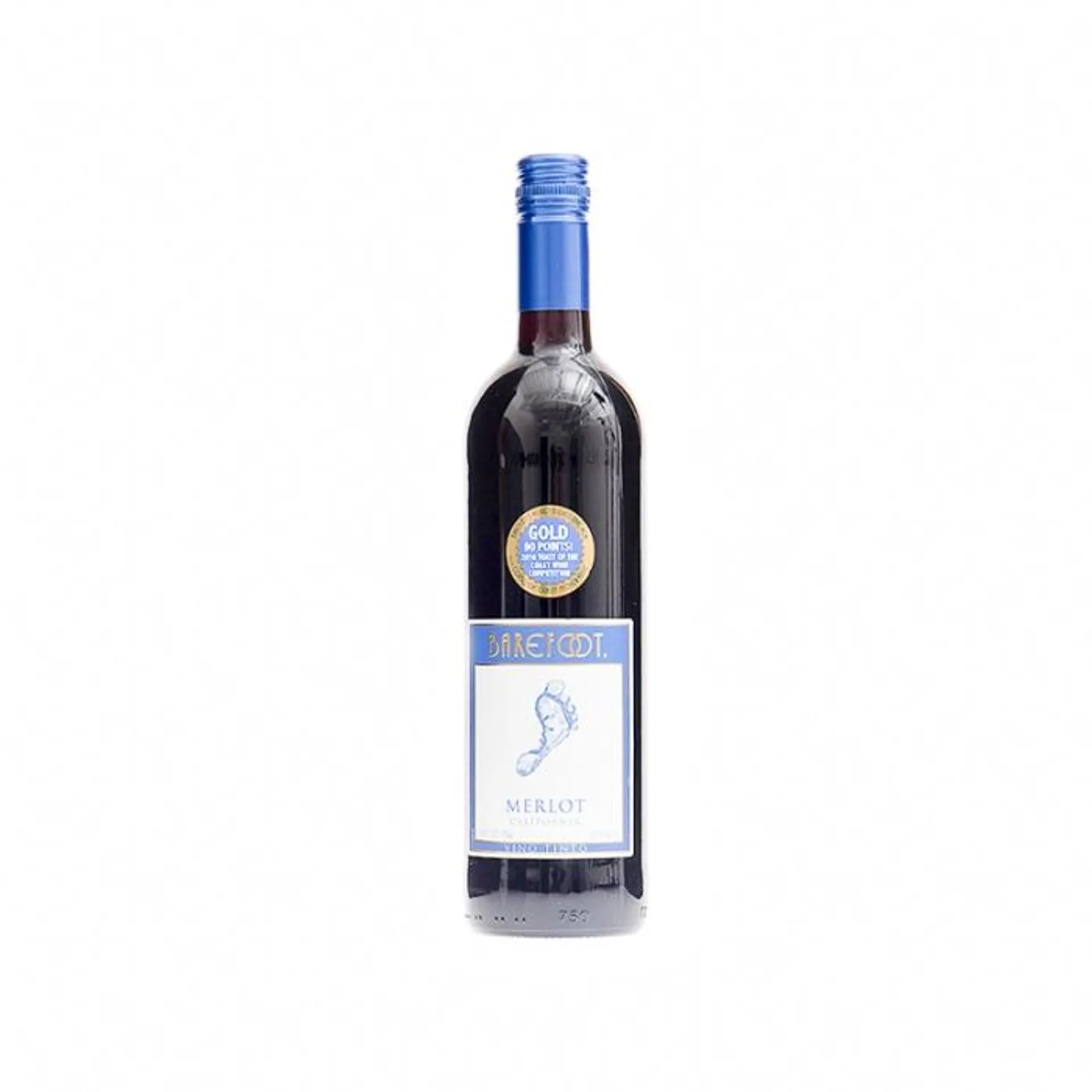 Vino Tinto Merlot Barefoot 75 Cl