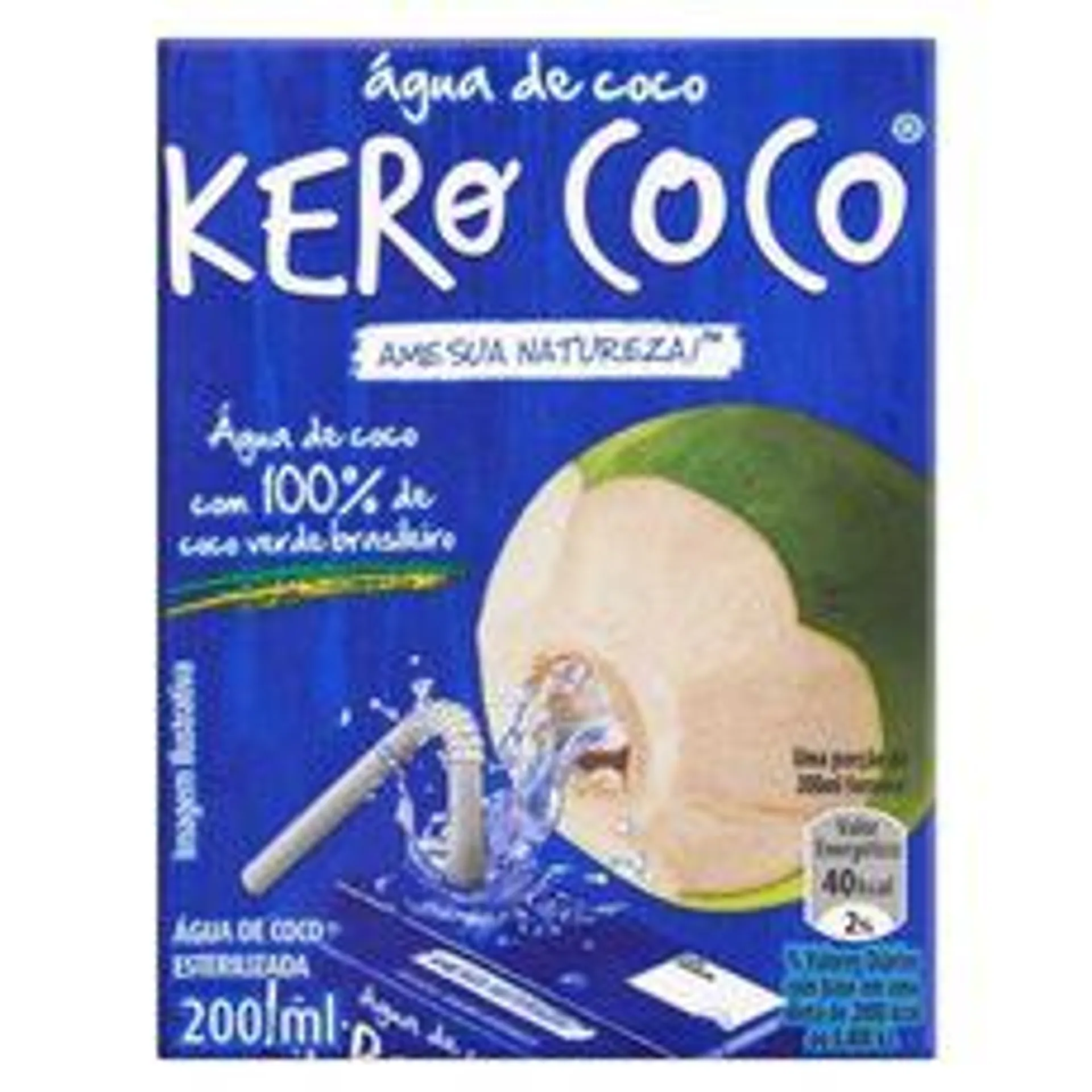 Água de Coco KERO COCO Esterilizada Caixa 200ml