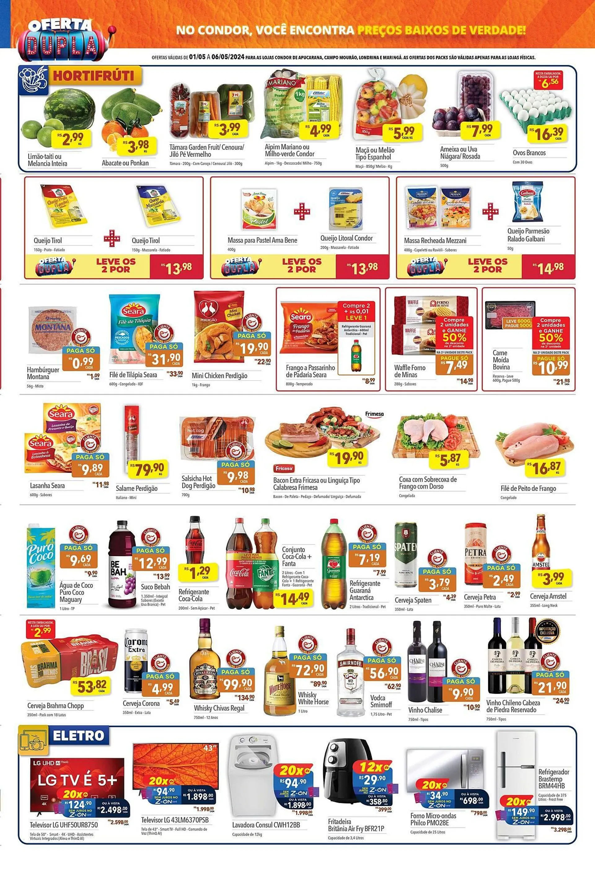 Encarte de Catálogo Supermercados Condor 1 de maio até 8 de maio 2024 - Pagina 3
