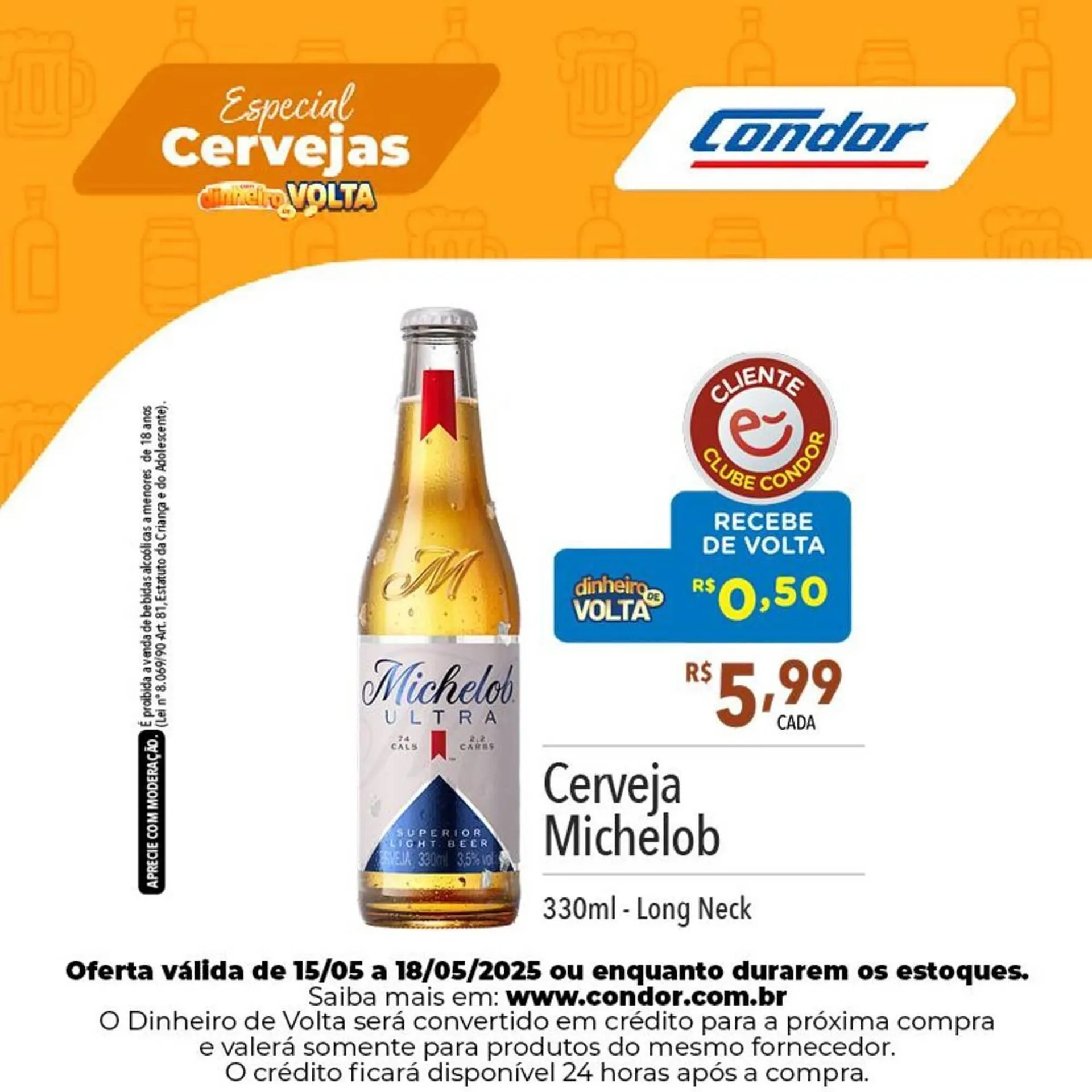 Encarte de Catálogo Supermercados Condor 15 de maio até 18 de maio 2025 - Pagina 3