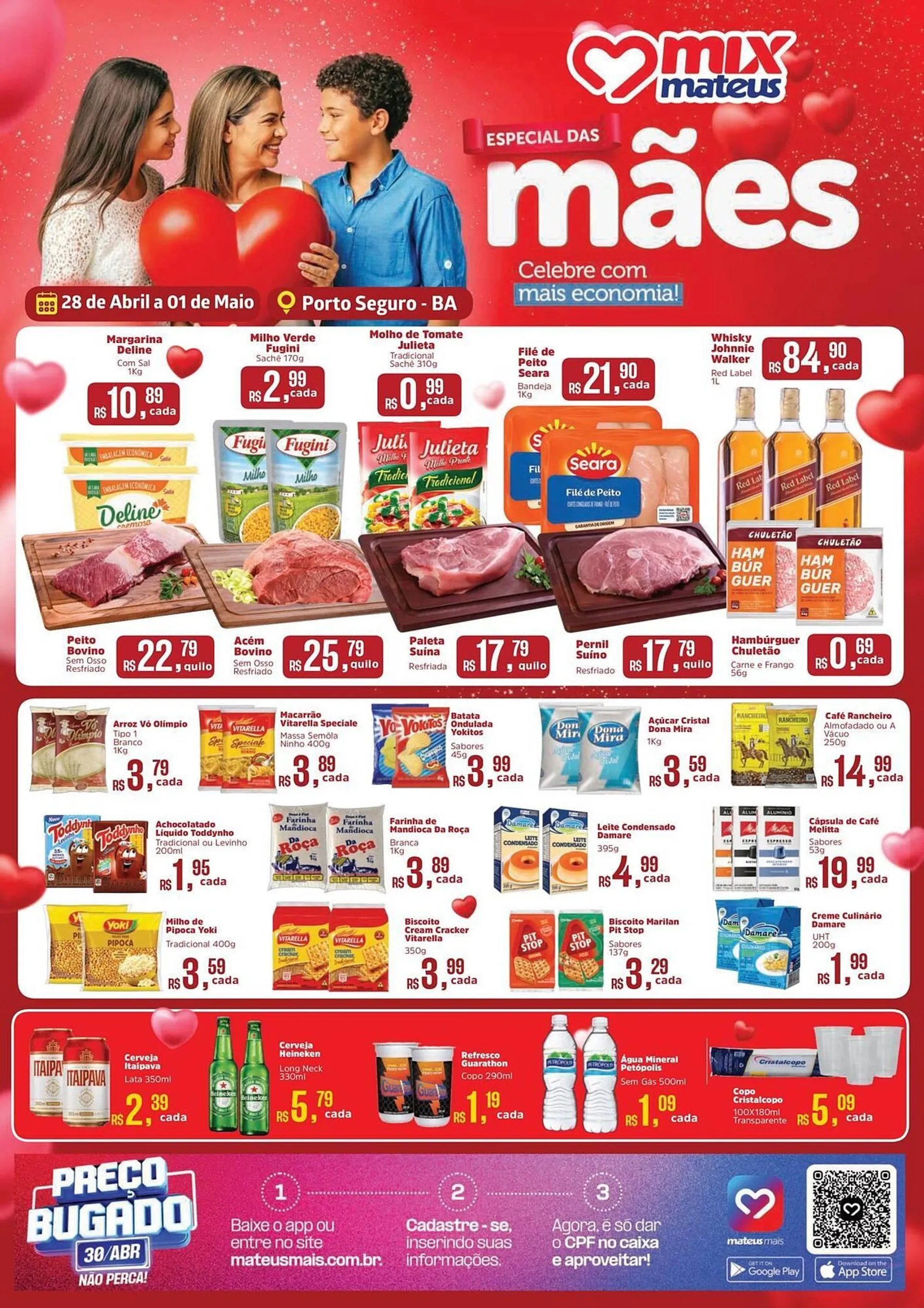Encarte de Catálogo Supermercados Mateus 30 de abril até 30 de abril 2025 - Pagina 1