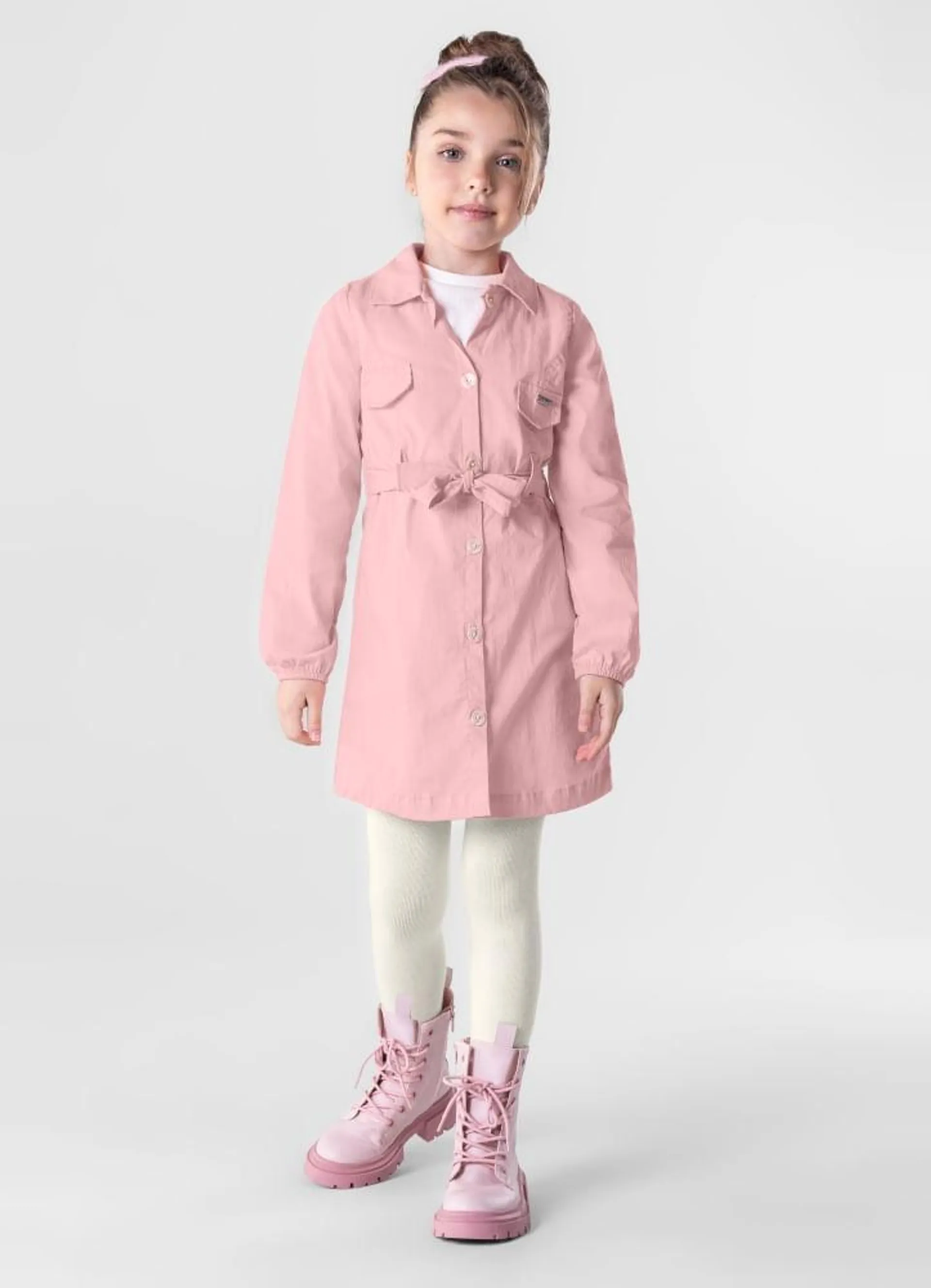 Chemise Tricoline Comfort Infantil Menina Mundi