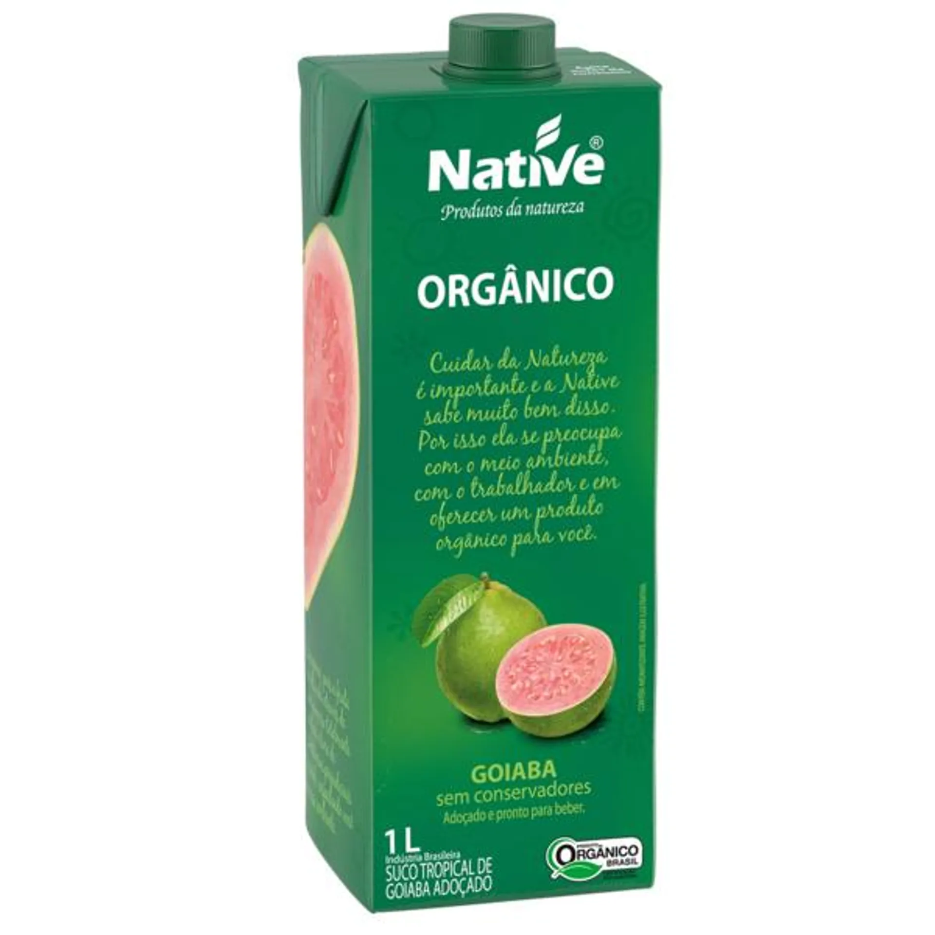 Suco Orgânico NATIVE Sabor Goiaba 1 Litro