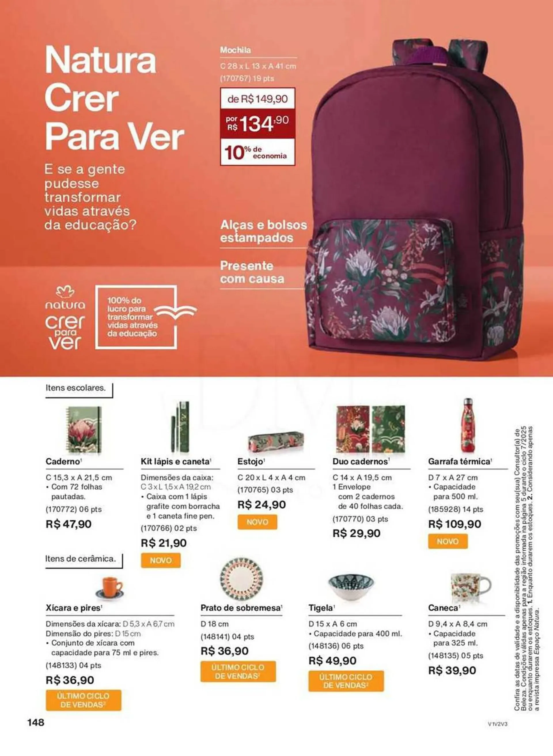 Encarte de Catálogo Natura 28 de abril até 30 de junho 2025 - Pagina 148