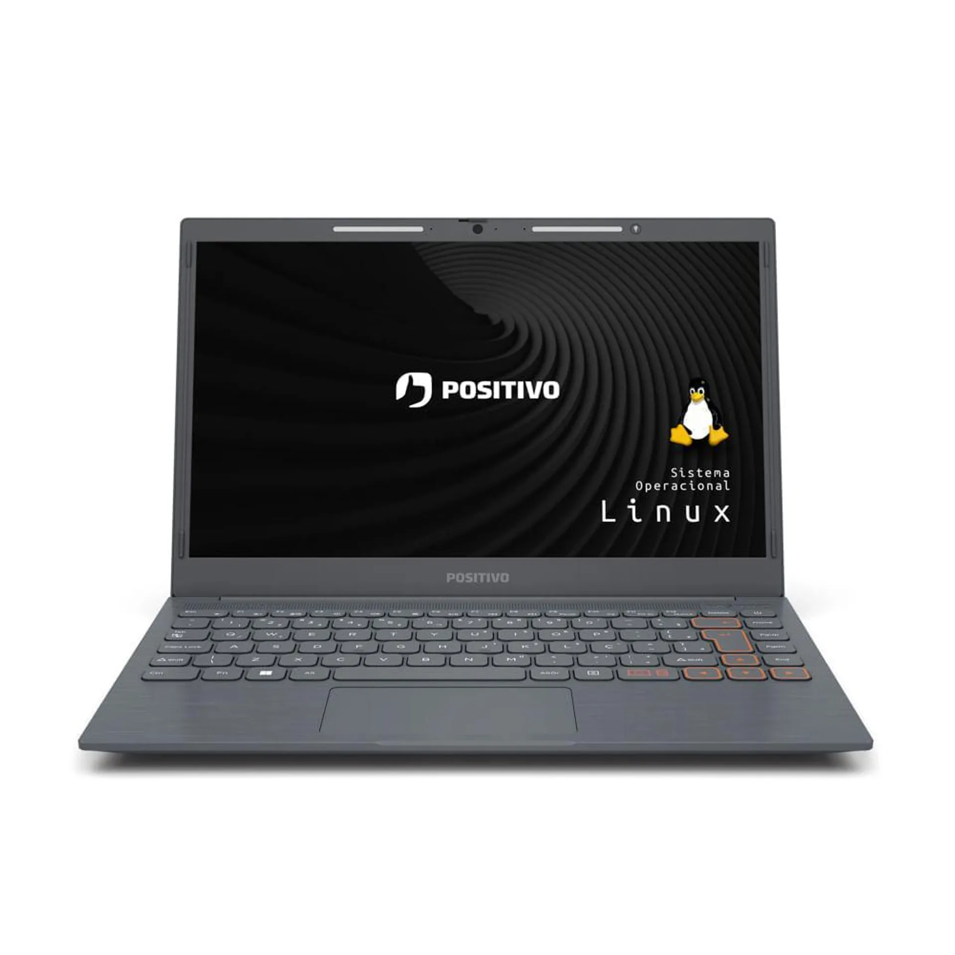 Notebook Positivo Vision C14 Intel® Celeron® Linux 8GB RAM 256GB eMMC 14.1” LED HD Lumina BAR - Cinza