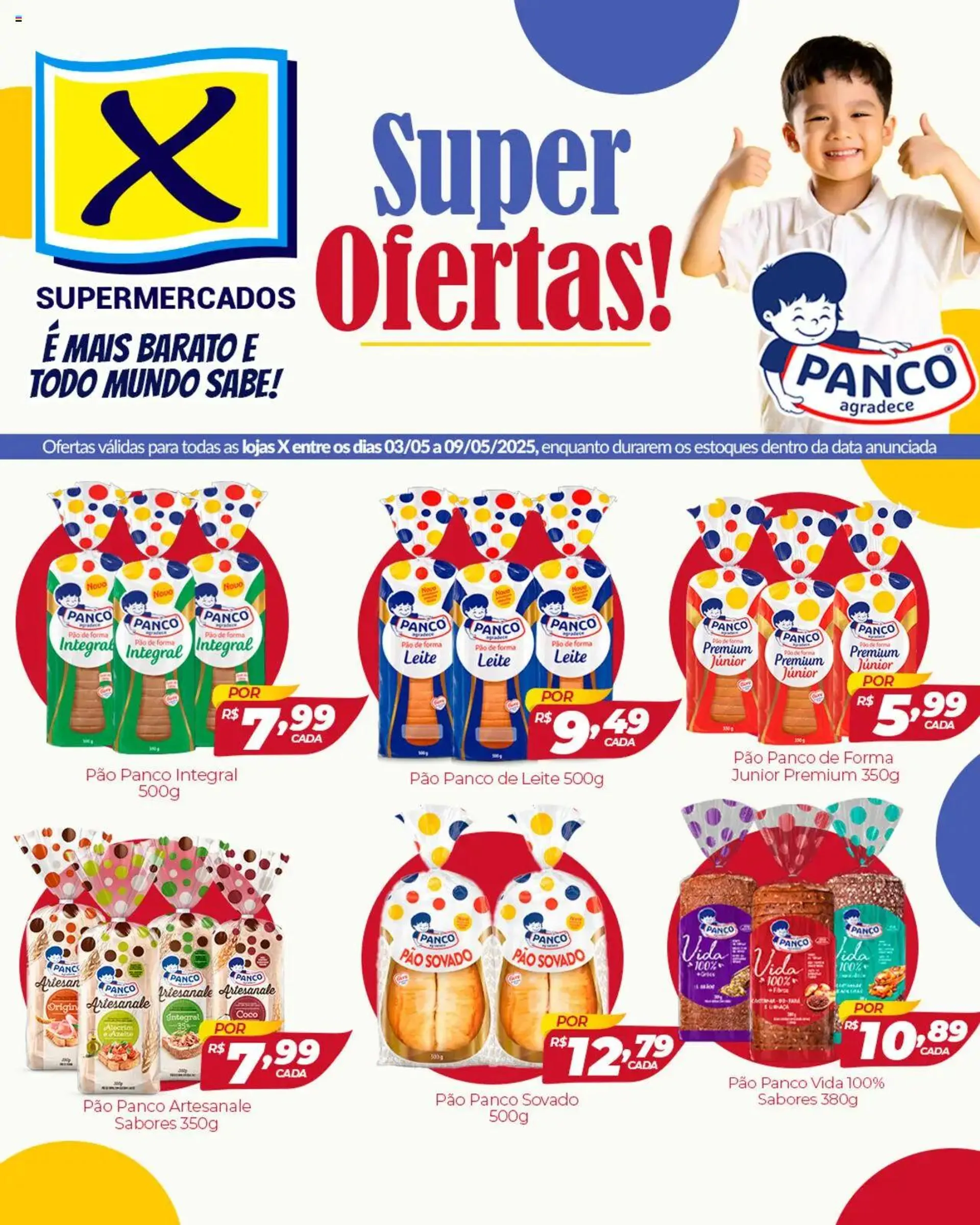 Encarte de X Supermercados - Ofertas Panco 3 de maio até 9 de maio 2025 - Pagina 1