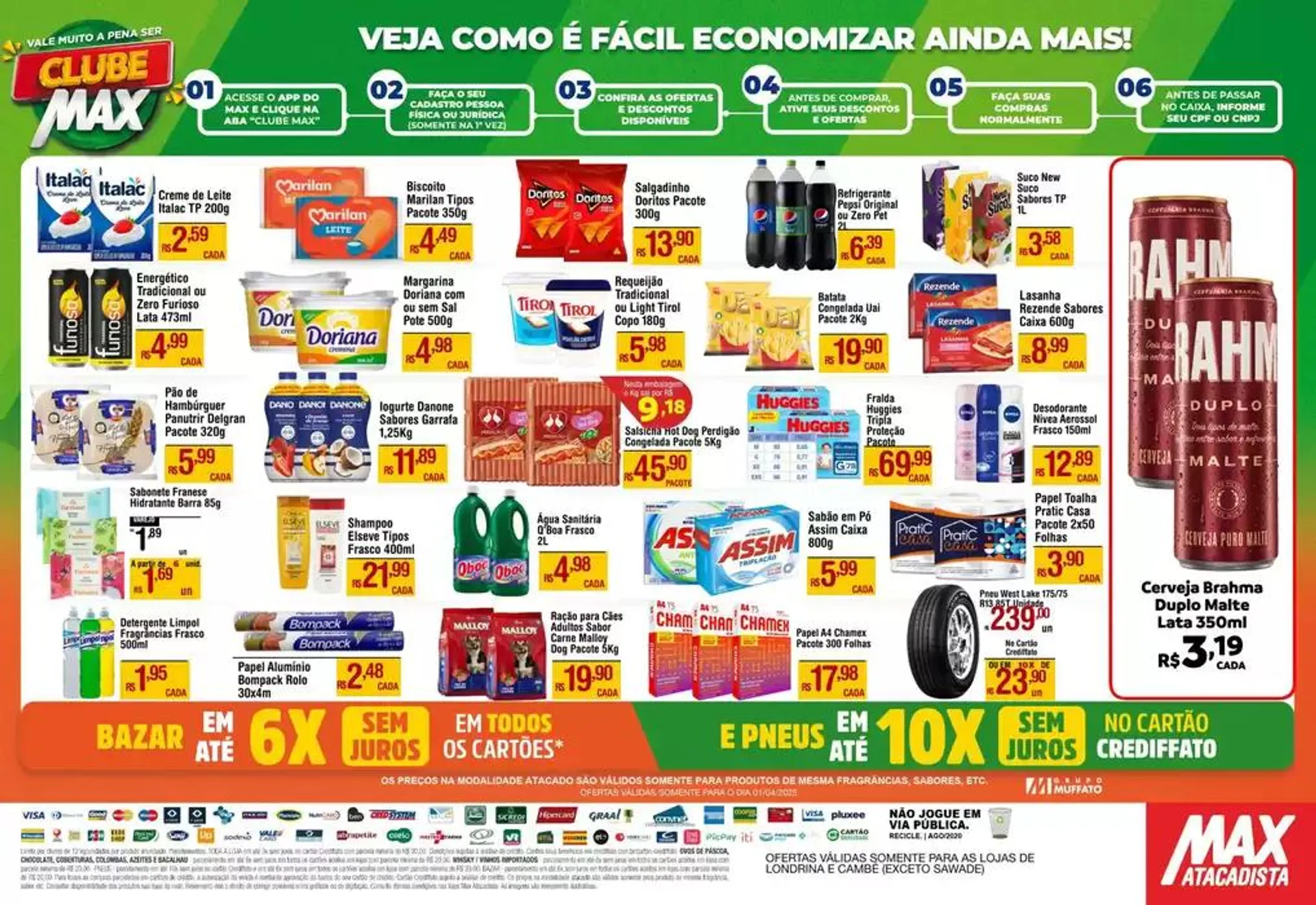 Encarte de Ótima oferta para todos os clientes 1 de abril até 1 de abril 2025 - Pagina 2