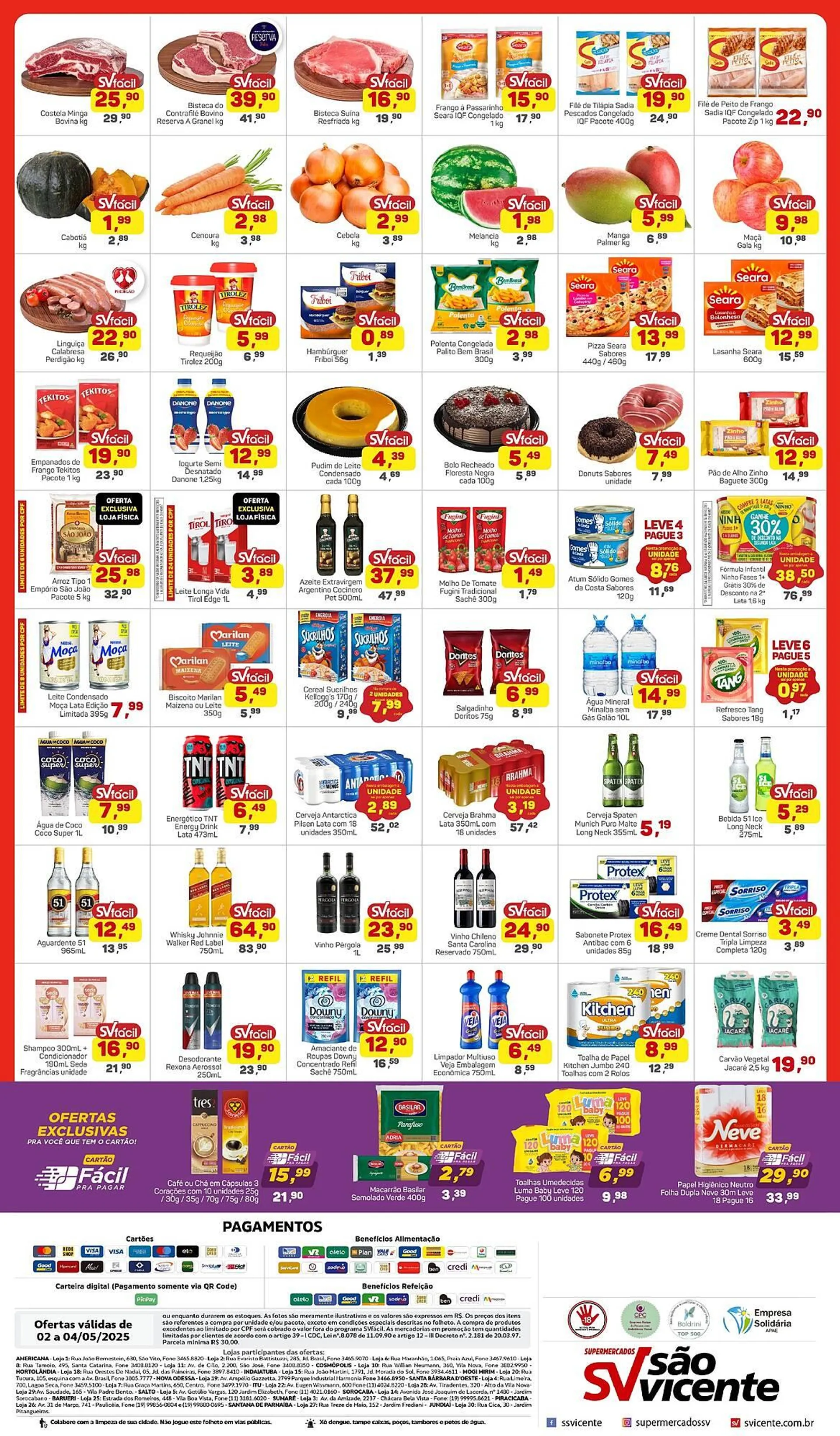 Encarte de Catálogo Supermercados São Vicente 2 de maio até 4 de maio 2025 - Pagina 2