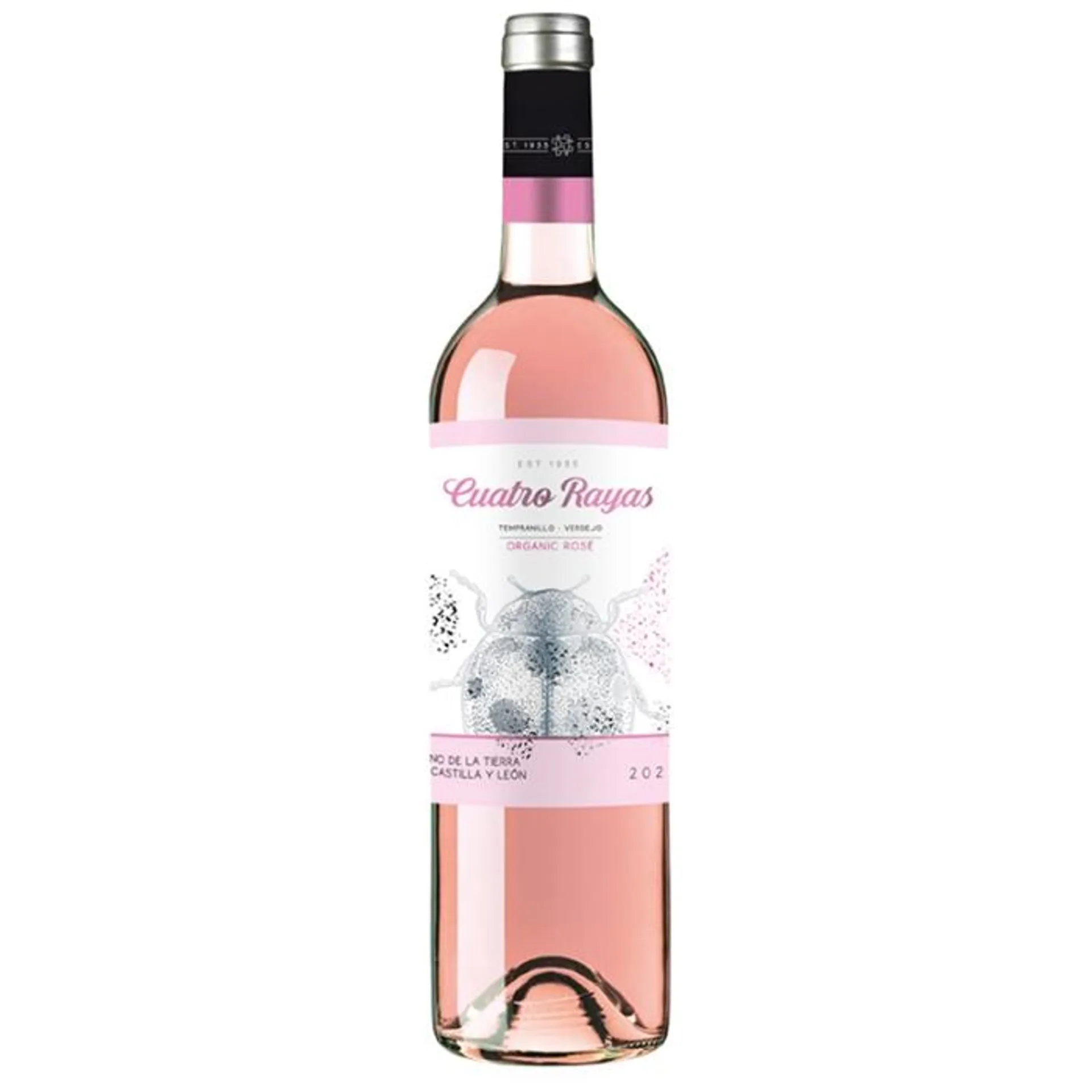 Vino Rosado Organico Tempranillo Verdejo Cuatro Rayas 75 Cl