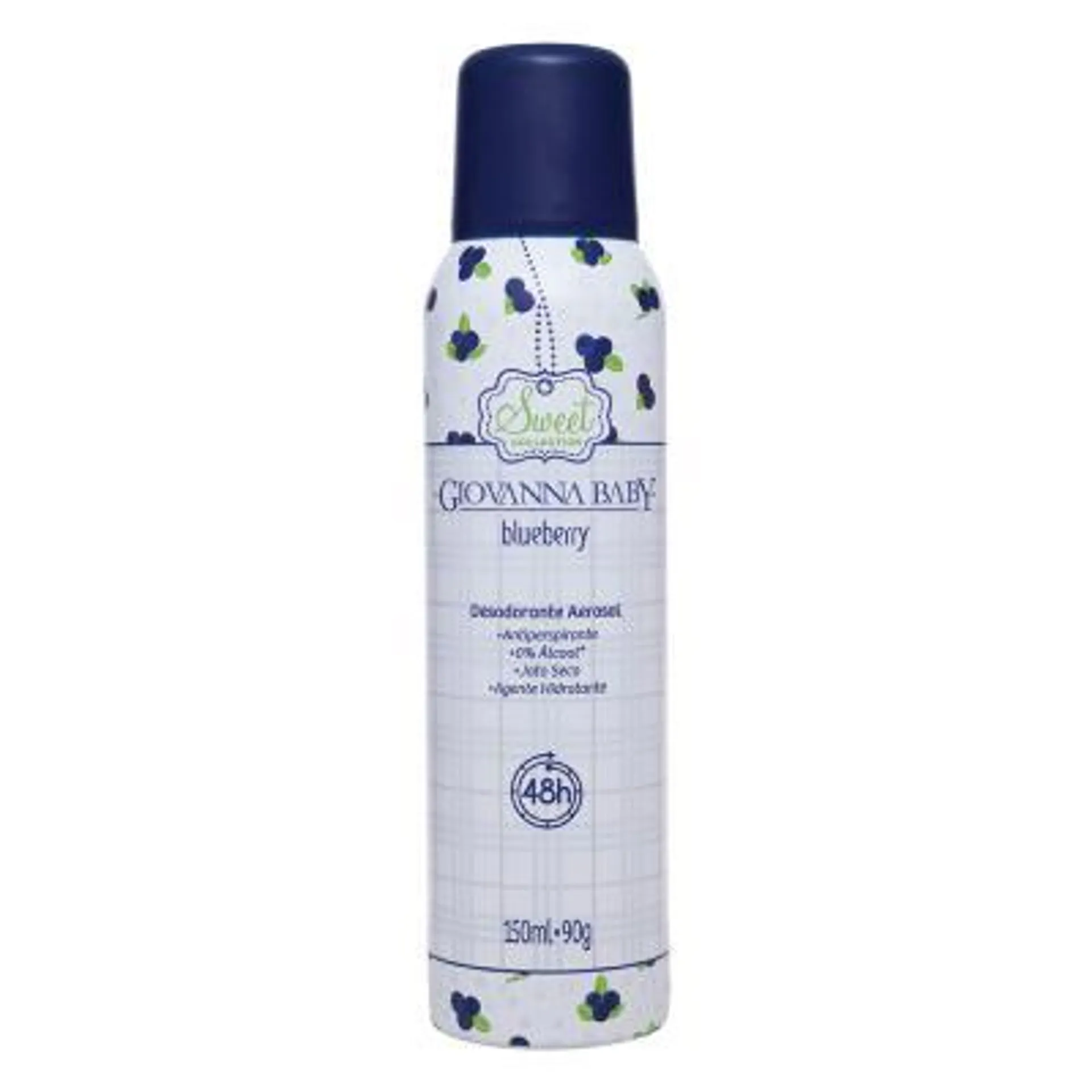 Desodorante Aerosol Giovanna Baby Blueberry 150ml