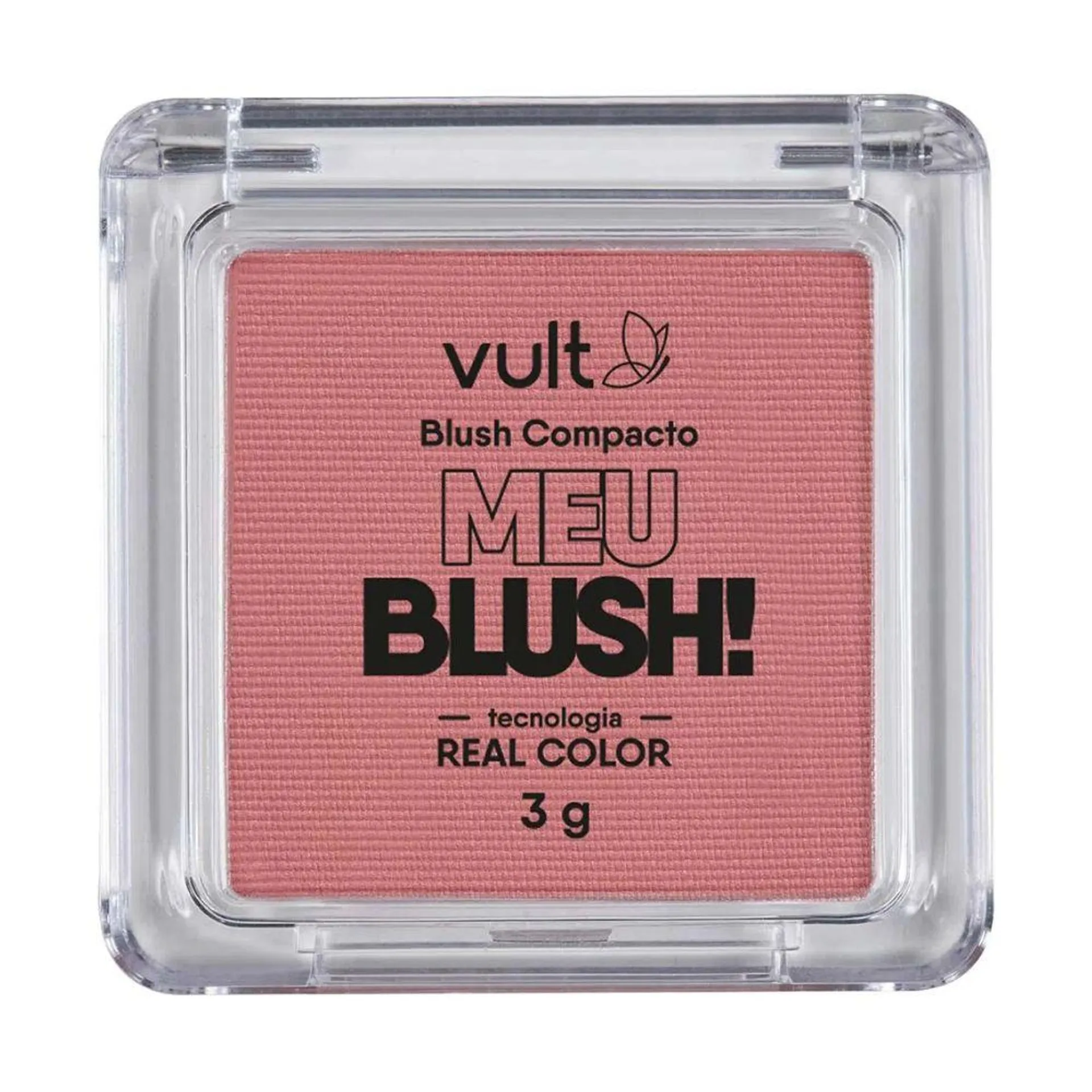 Blush Compacto Vult 3g Rosa Matte