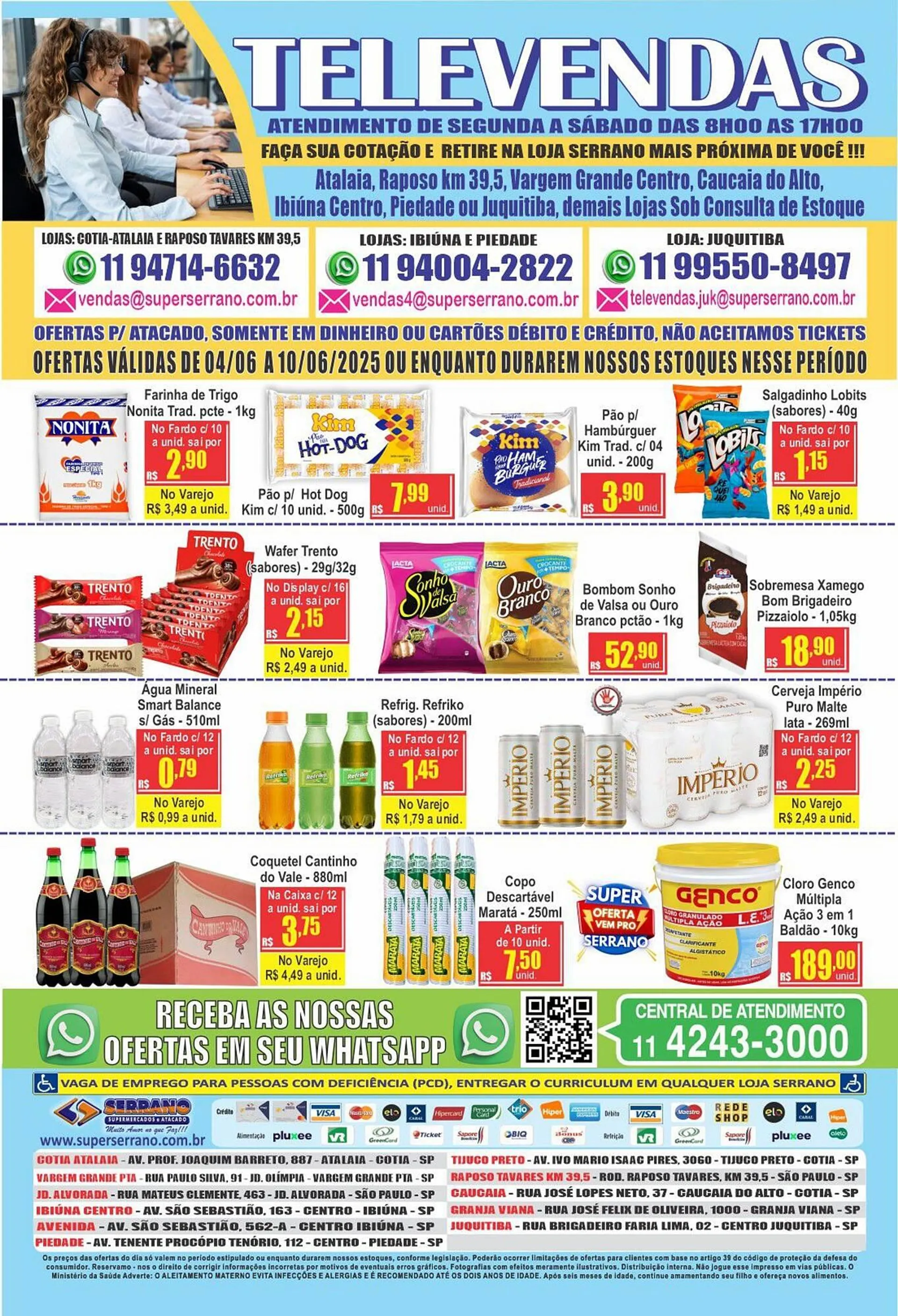 Encarte de Catálogo Serrano Supermercado 6 de junho até 10 de junho 2025 - Pagina 2