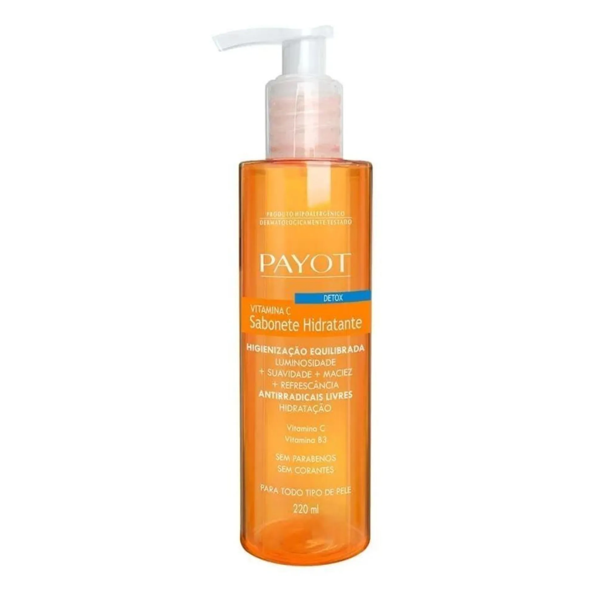 Sabonete Líquido Facial Detox Vitamina C Payot - 220ml