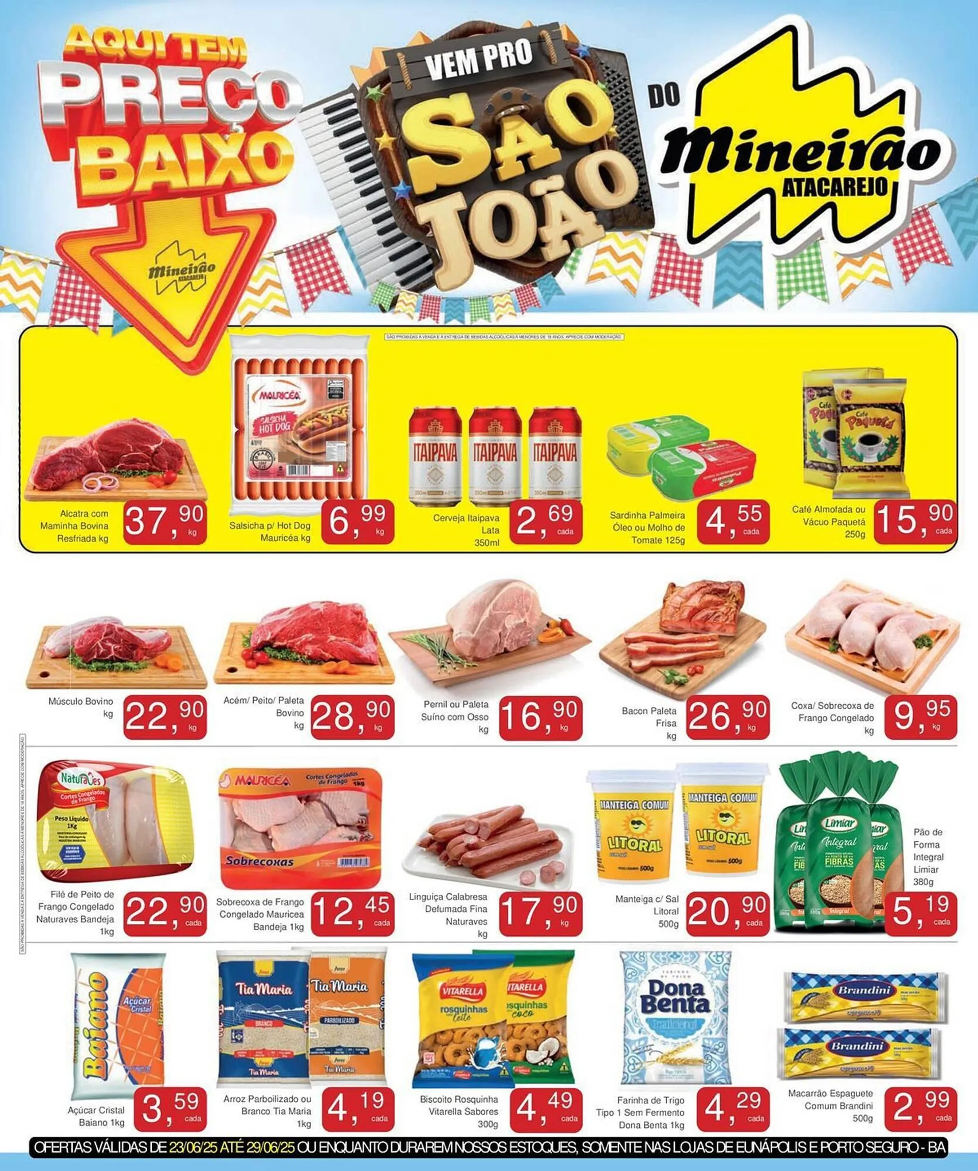 Encarte de Catálogo Mineirão Atacarejo 23 de junho até 29 de junho 2025 - Pagina 1