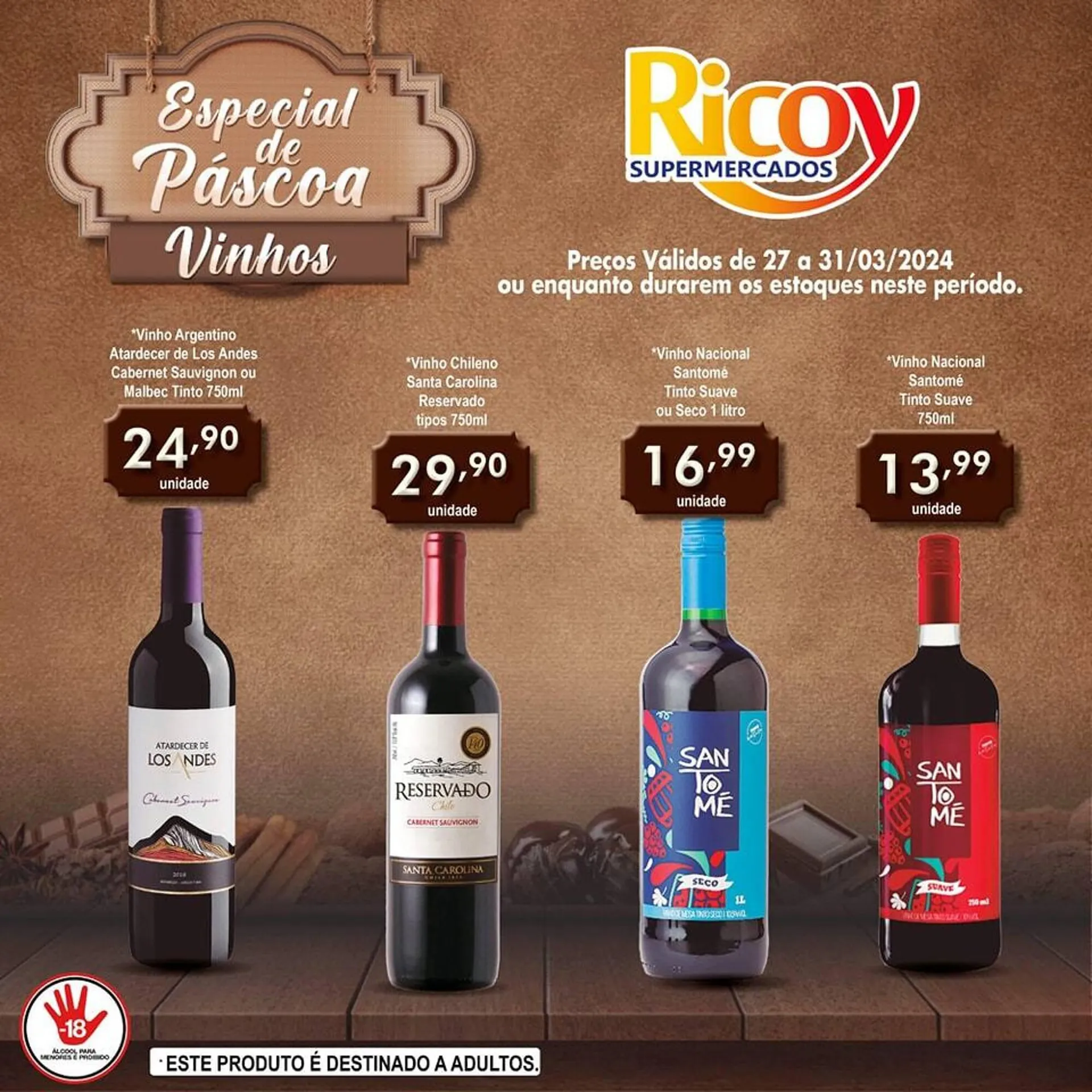 Encarte de Catálogo Ricoy Supermercados 28 de março até 31 de março 2024 - Pagina 