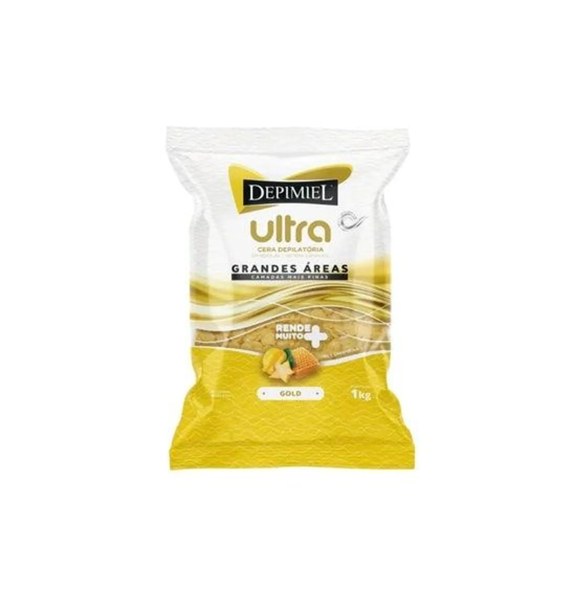 Cera Quente Depilatória Em Pérolas Depimiel Ultra Gold Mel 1000gr