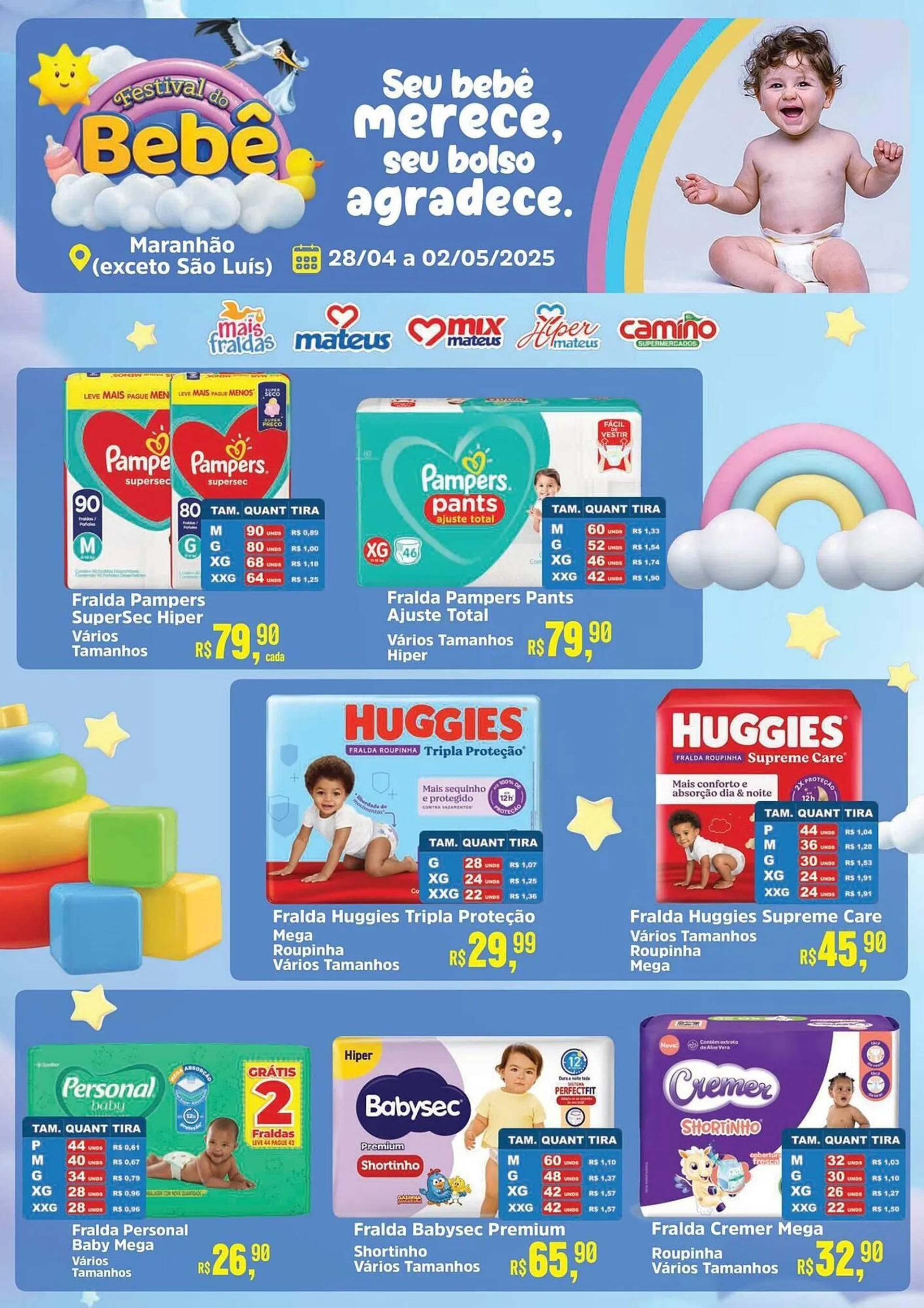 Encarte de Catálogo Supermercados Mateus 1 de maio até 2 de maio 2025 - Pagina 1