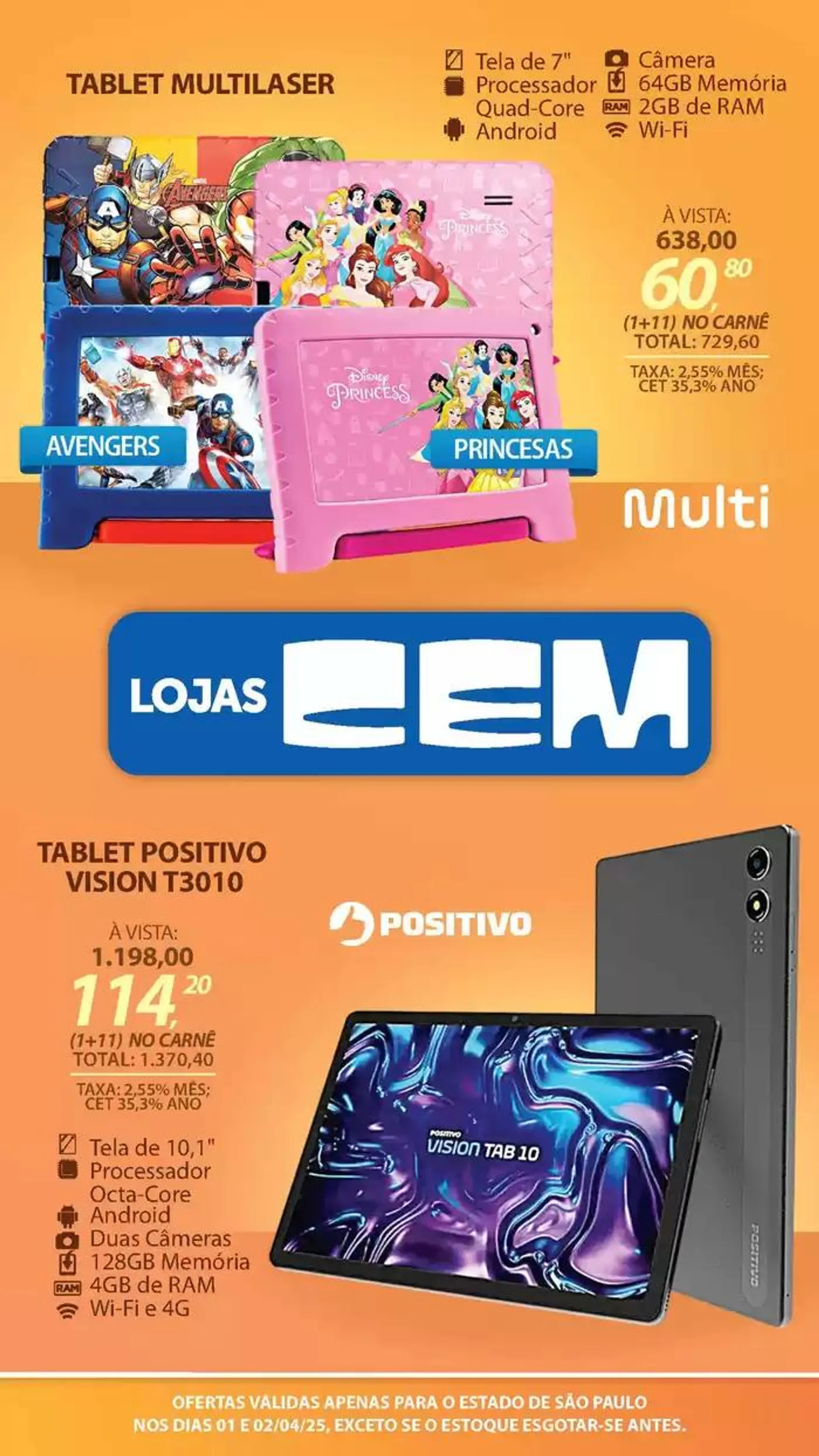 Encarte de Encarte Lojas Cem 3 de abril até 17 de abril 2025 - Pagina 10
