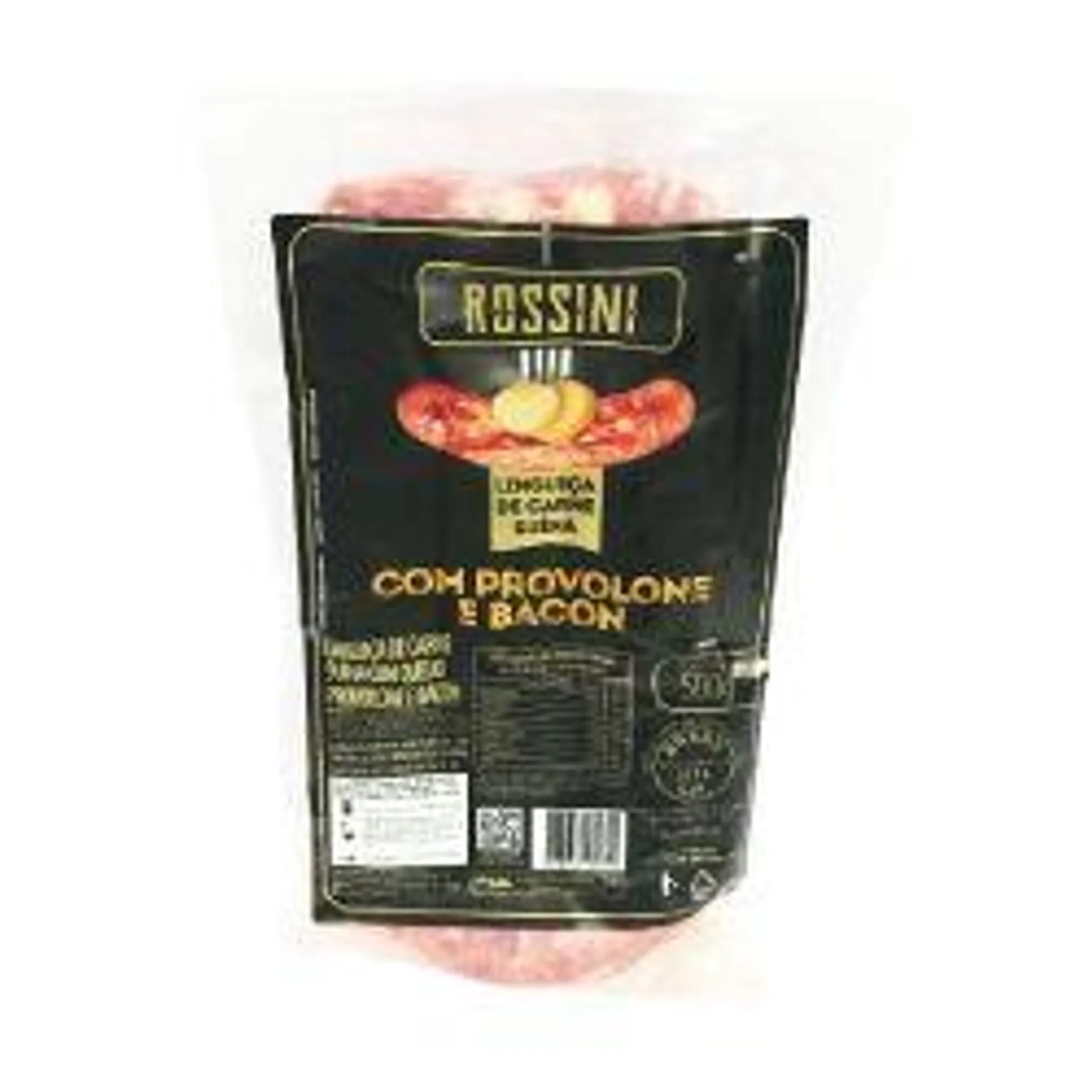 Linguica Rossini 400g Especiais Comprov Bacon