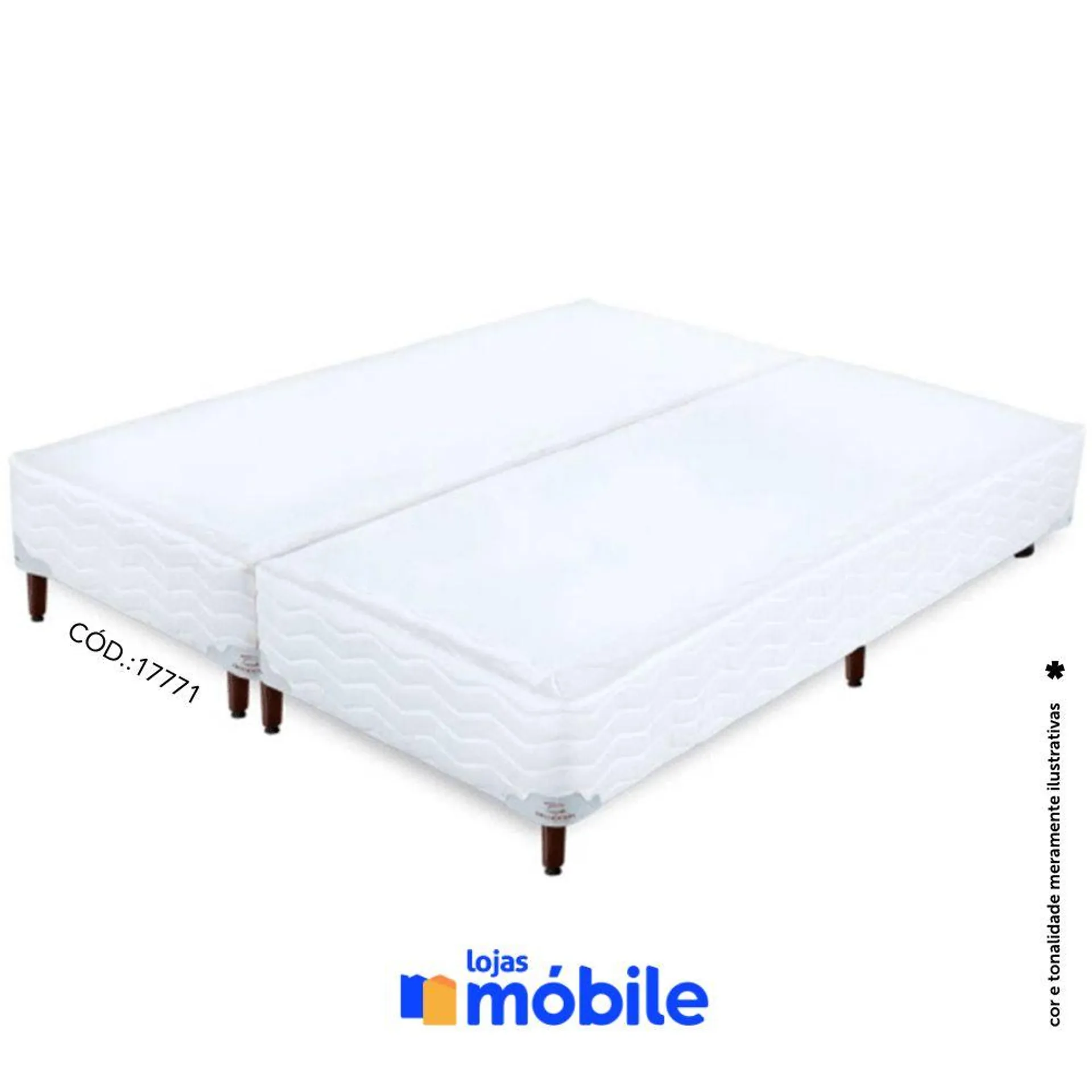 Cama Box Queen 158x198x37cm Orthocrin (17771)