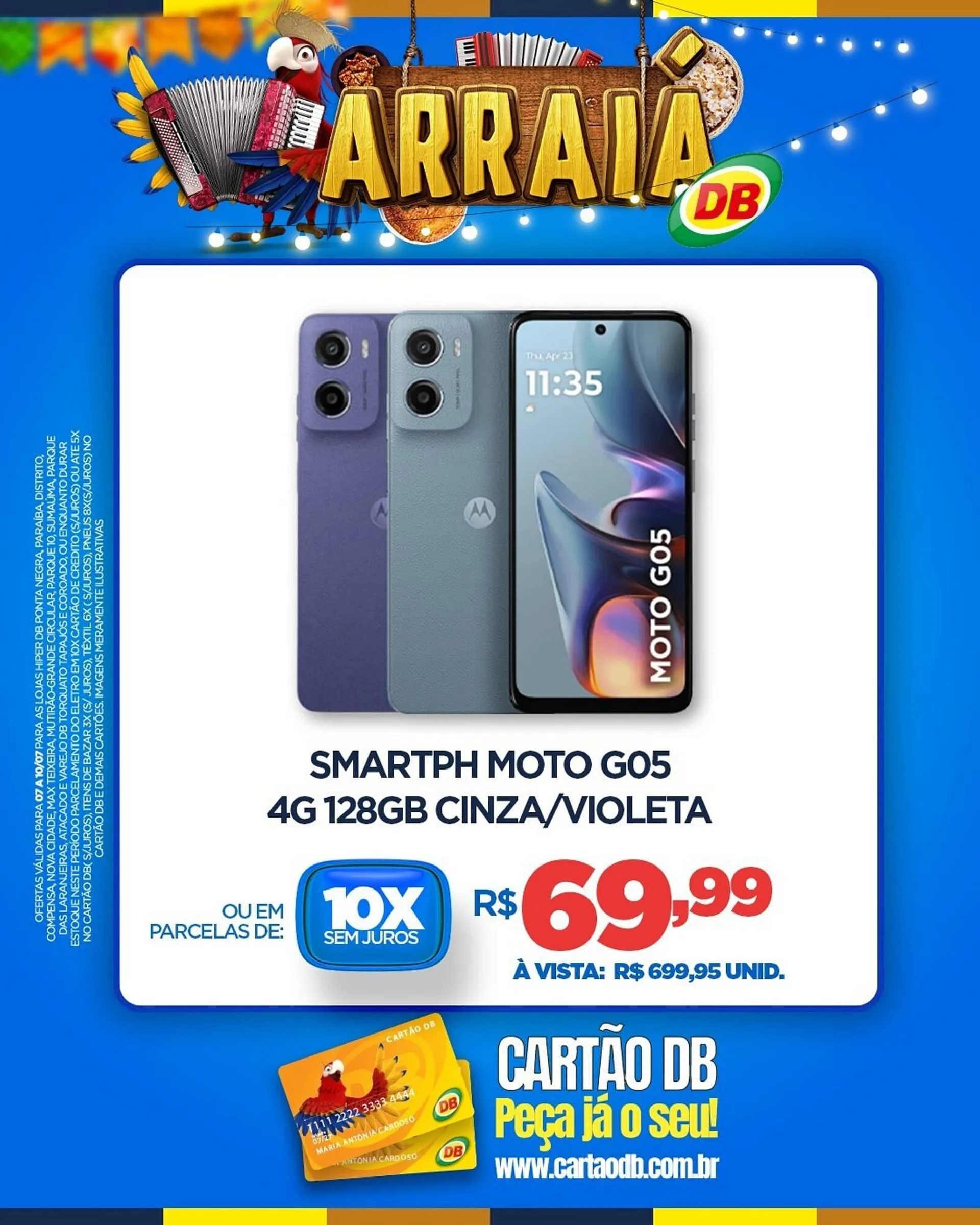 Encarte de Catálogo DB Supermercados 7 de julho até 10 de julho 2025 - Pagina 1