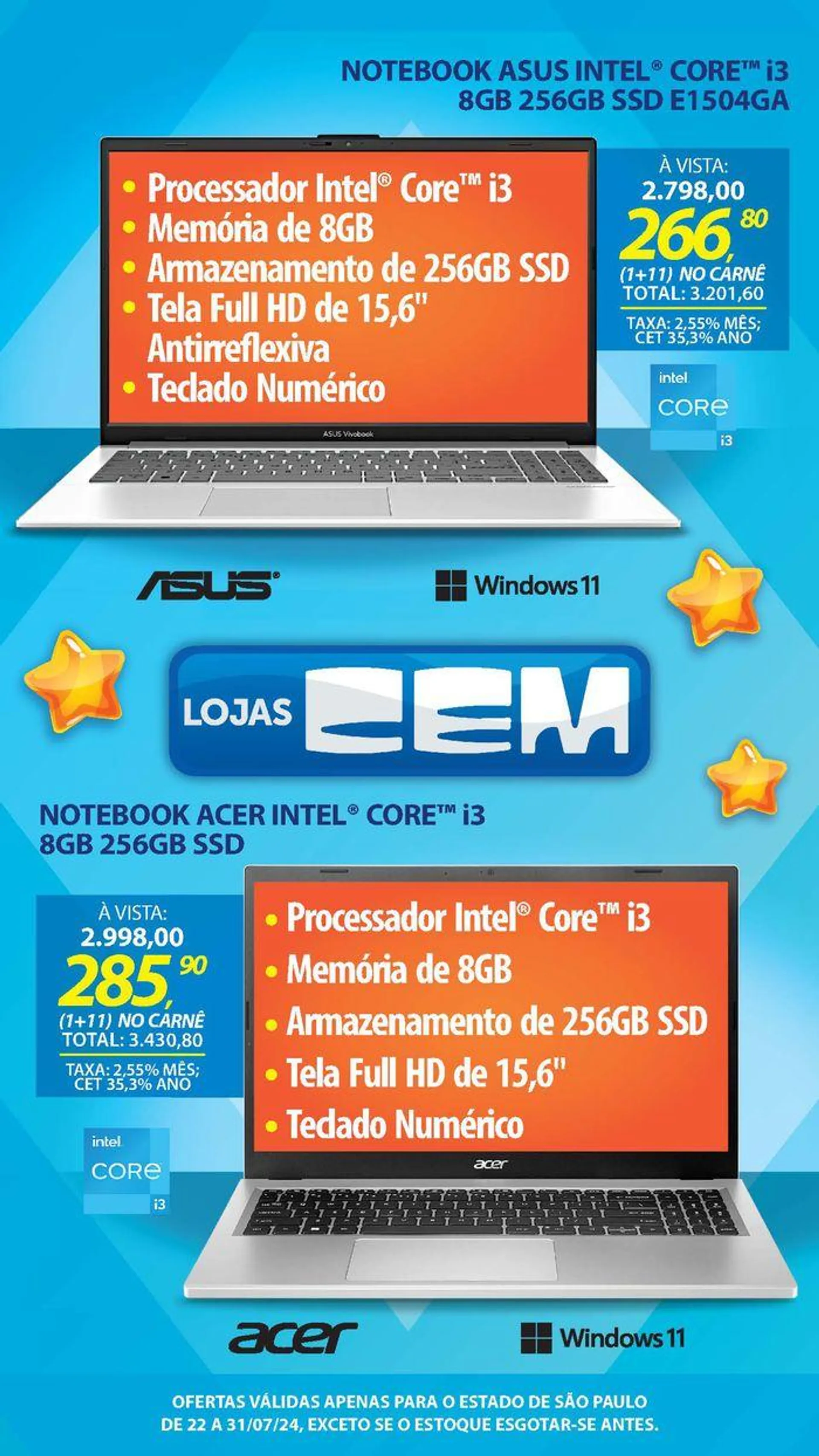 Oferta Lojas Cem - 12