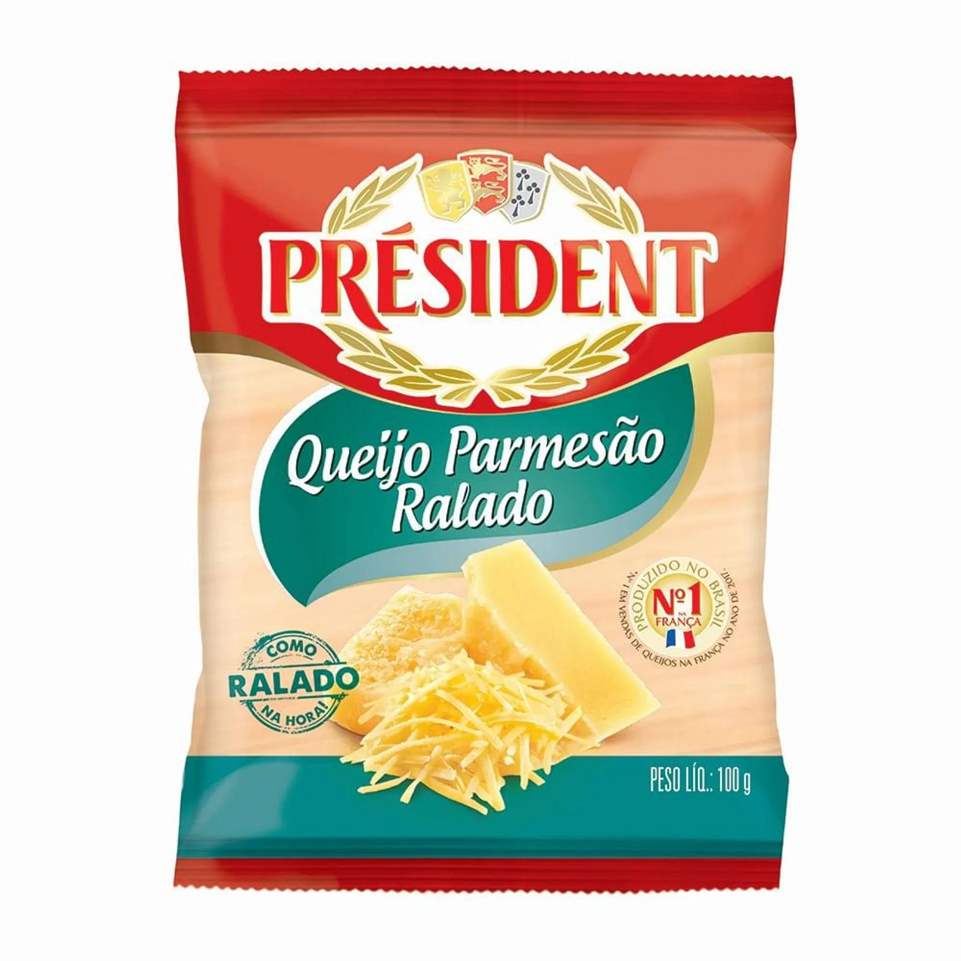 Queijo Parmesão Ralado President 100g