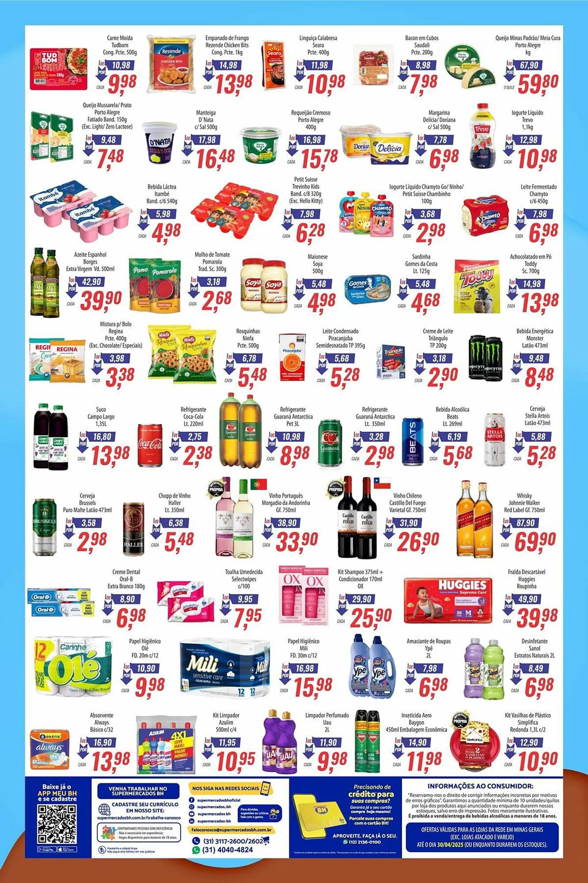 Encarte de Catálogo Supermercados BH 18 de abril até 30 de abril 2025 - Pagina 2