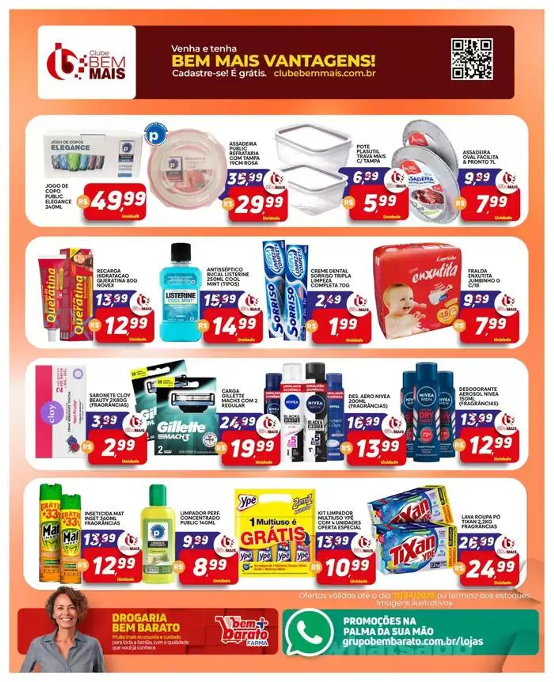 Encarte de Encarte Supermercado Bem Barato 15 de abril até 21 de abril 2025 - Pagina 3