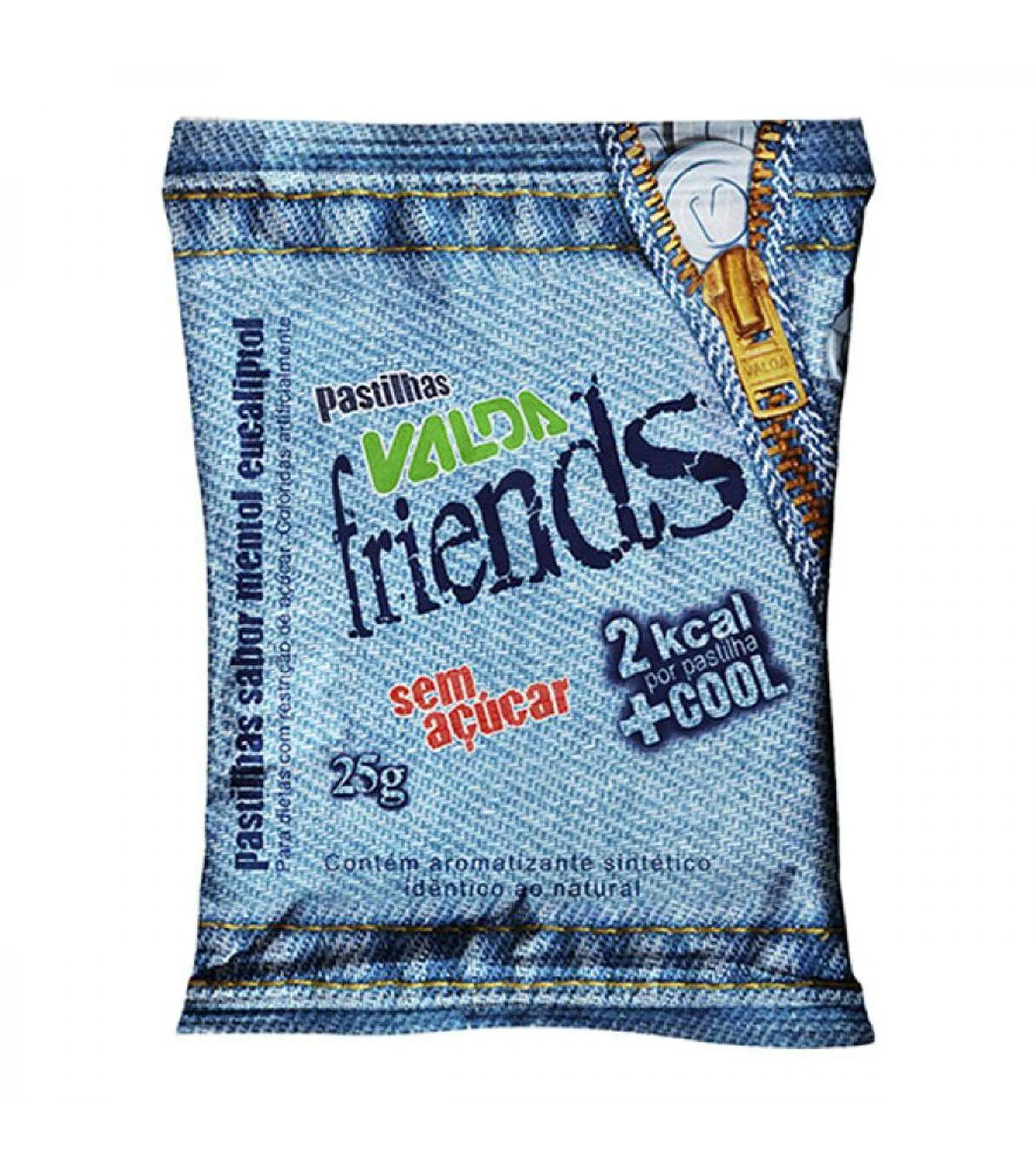 Pastilha Sem Acucar Valda Friends 25g