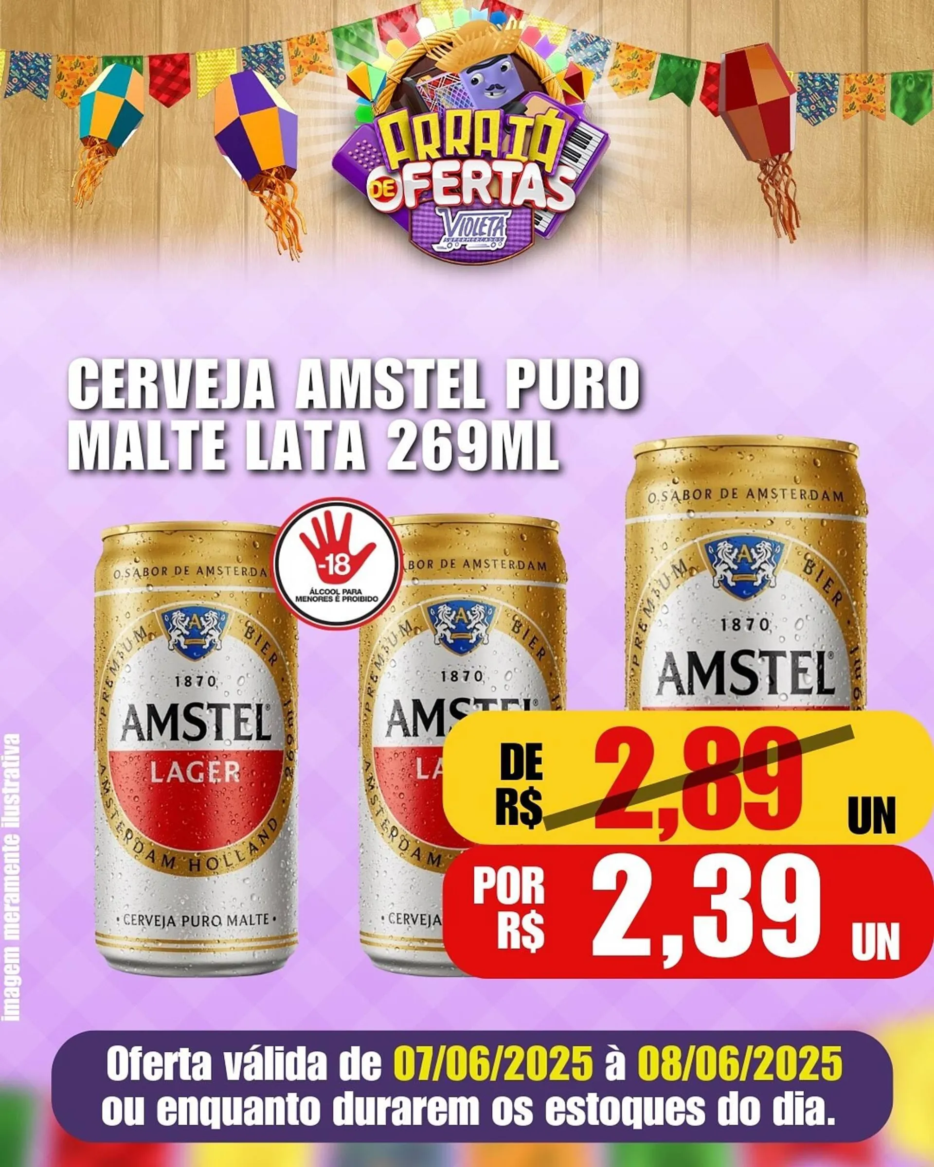 Encarte de Catálogo Violeta Supermercados 6 de junho até 8 de junho 2025 - Pagina 2