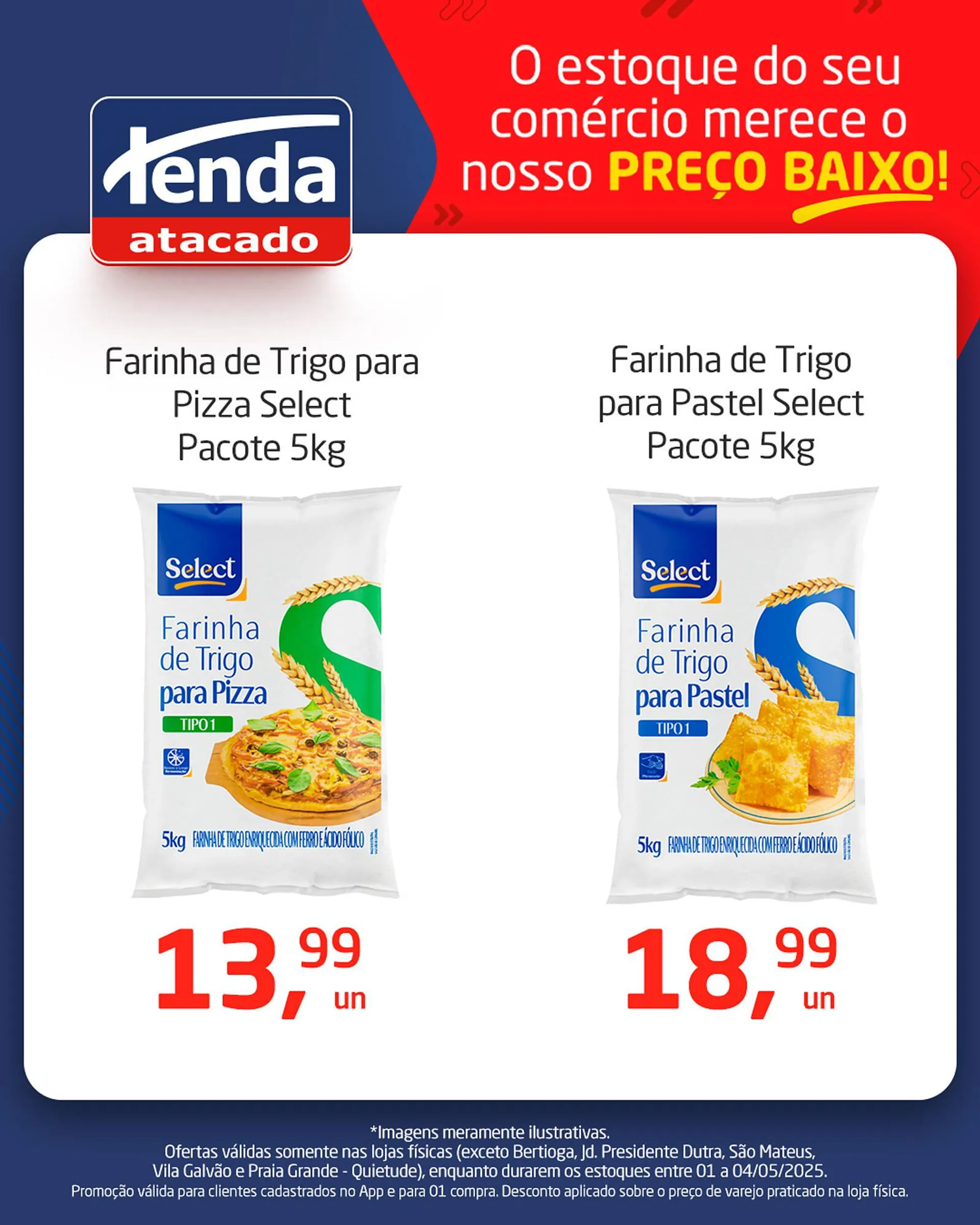 Encarte de Catálogo Tenda Atacado 1 de maio até 4 de maio 2025 - Pagina 1