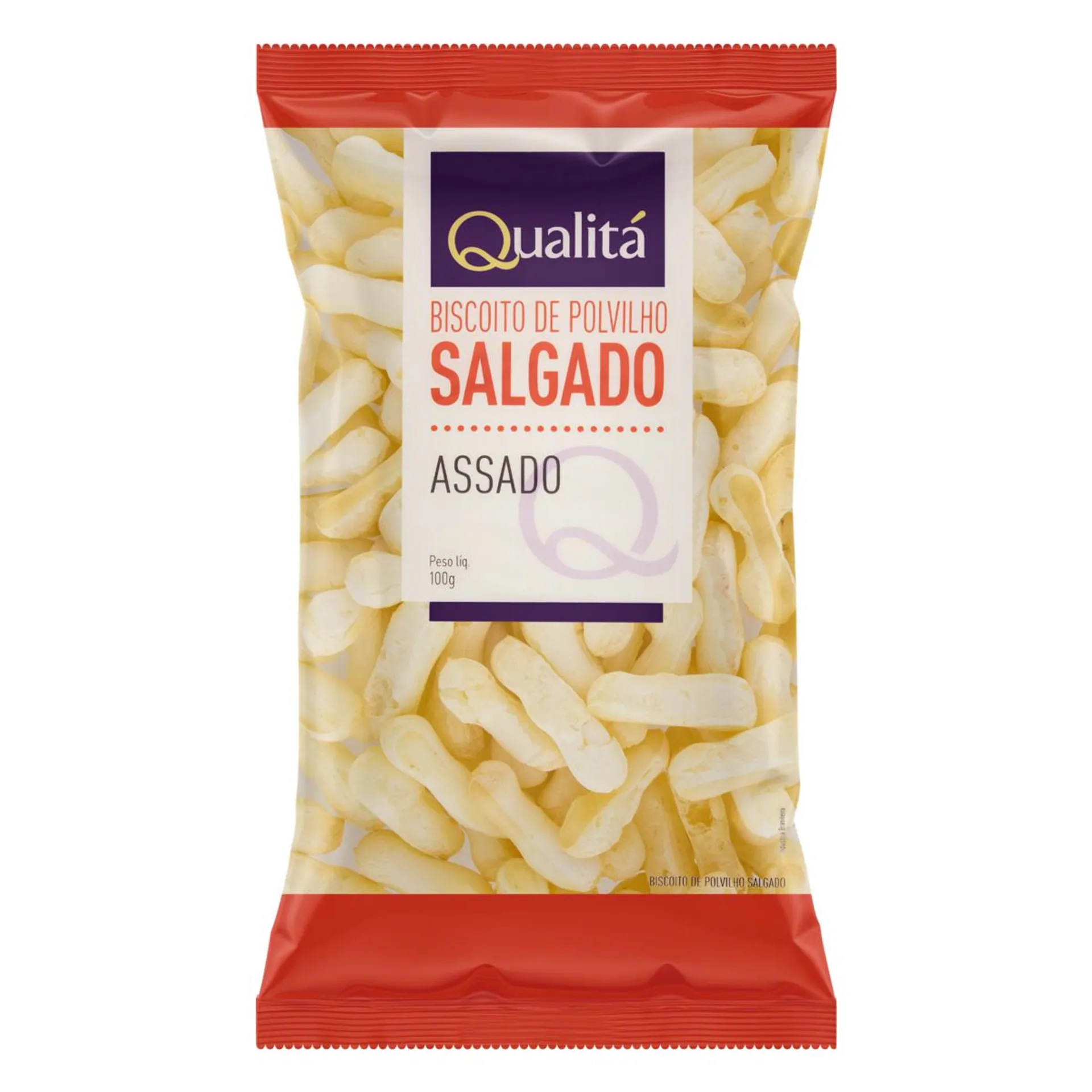 Biscoito de Polvilho Salgado Qualitá Pacote 100g