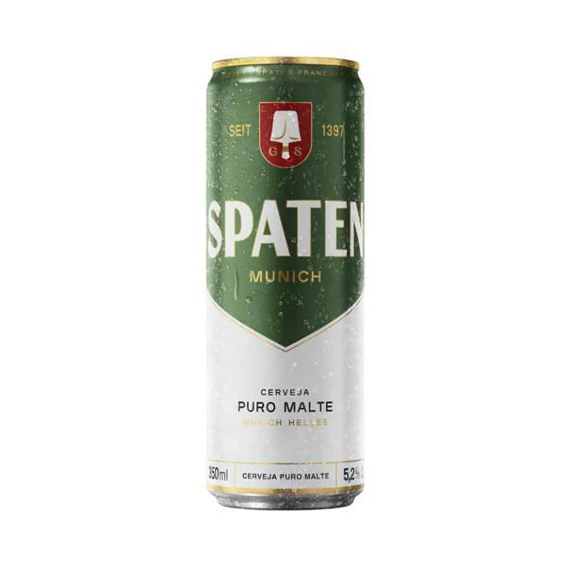 Cerveja Spaten Puro Malte 350Ml ( *Proibido pgmt no cartão vale alimentação e refeição*)