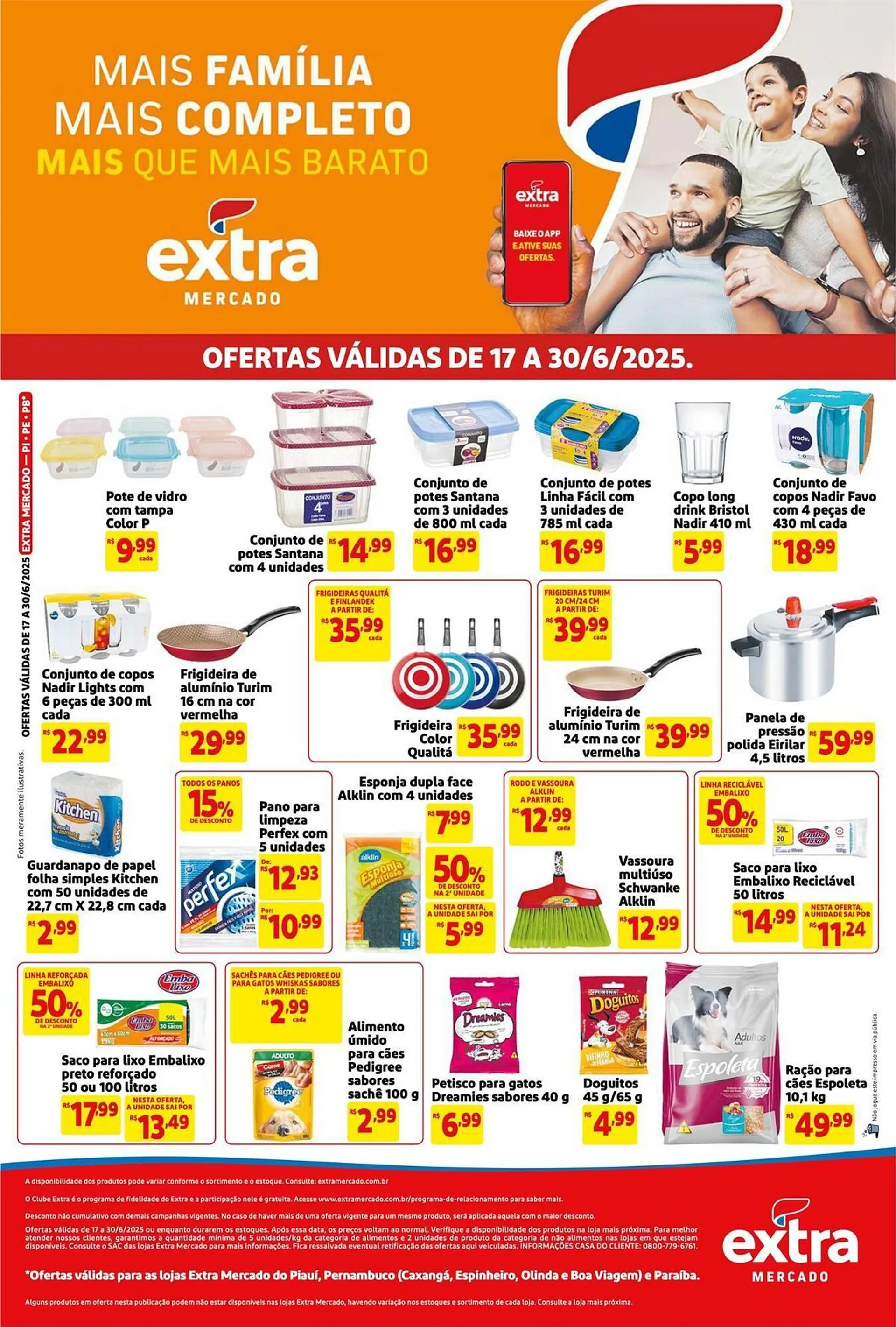 Encarte de Catálogo Extra 17 de junho até 30 de junho 2025 - Pagina 1
