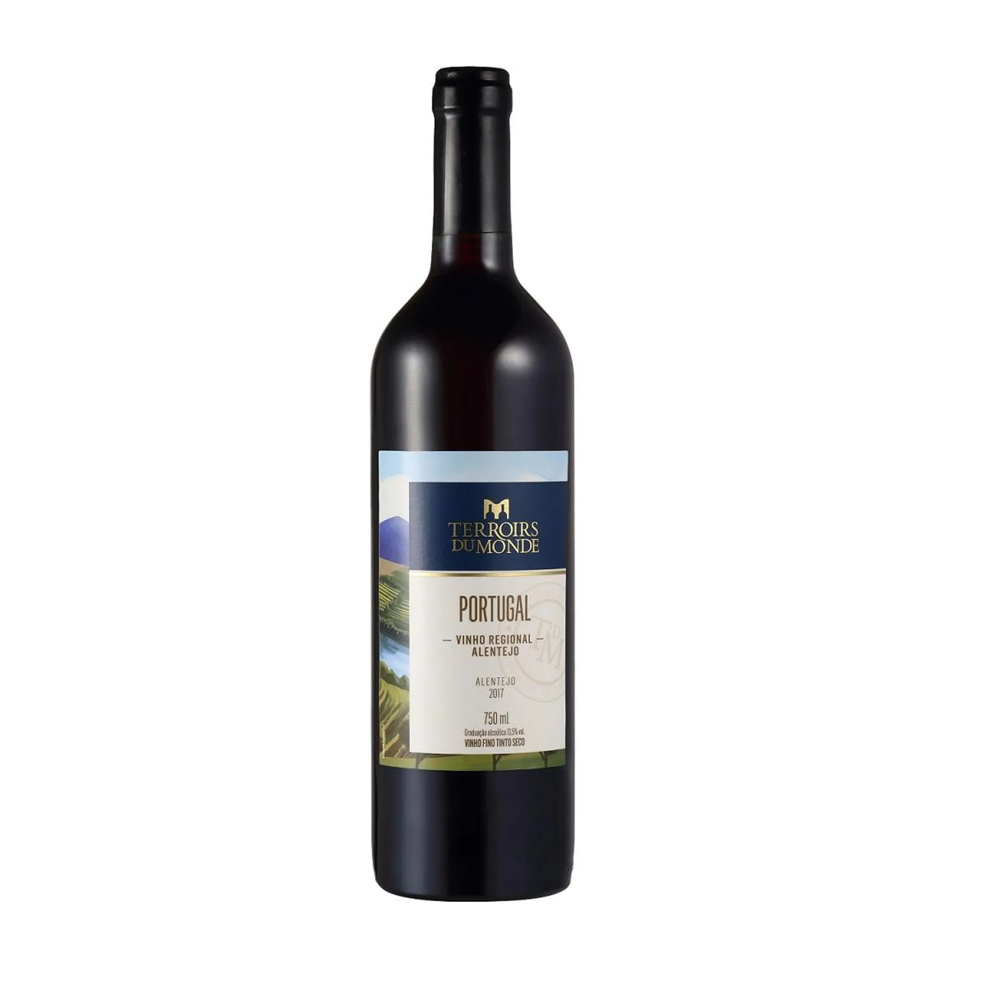 Vinho Tinto Seco Terroirs Du Monde Alentejo 2017 750ml