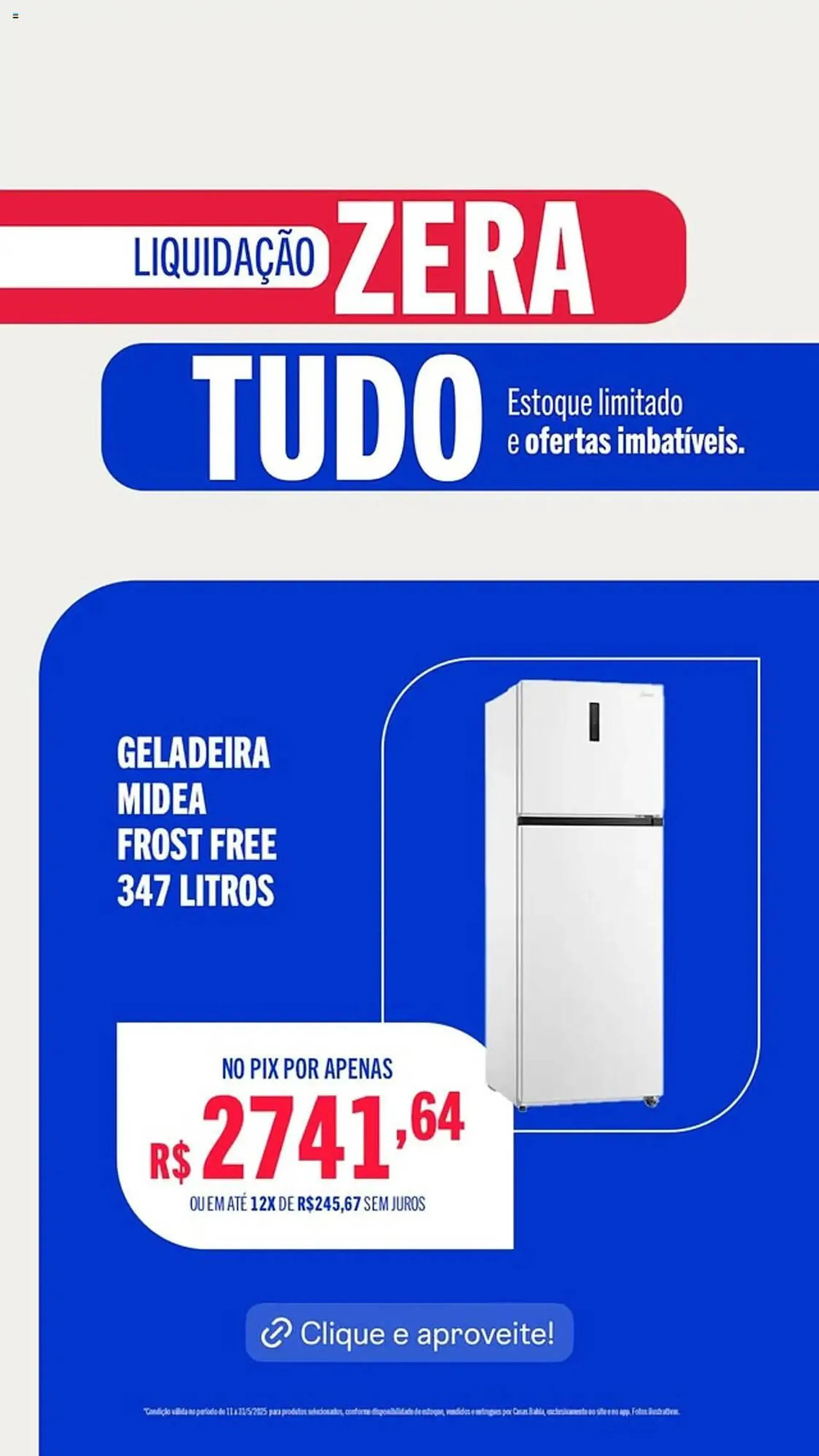Encarte de Catálogo Casas Bahia 13 de maio até 21 de maio 2025 - Pagina 2