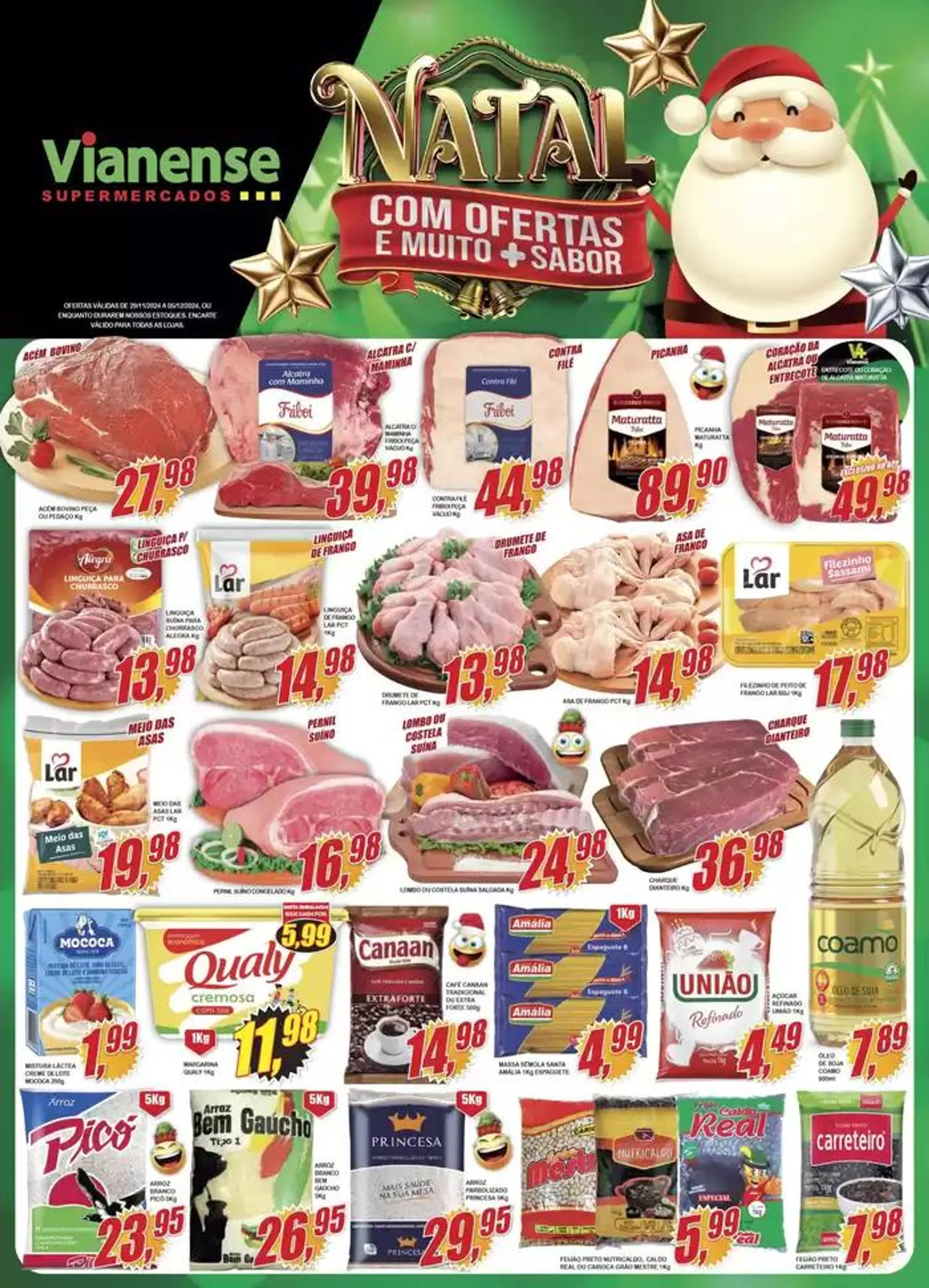 Encarte de Encarte Vianense Supermercados 29 de novembro até 5 de dezembro 2024 - Pagina 1