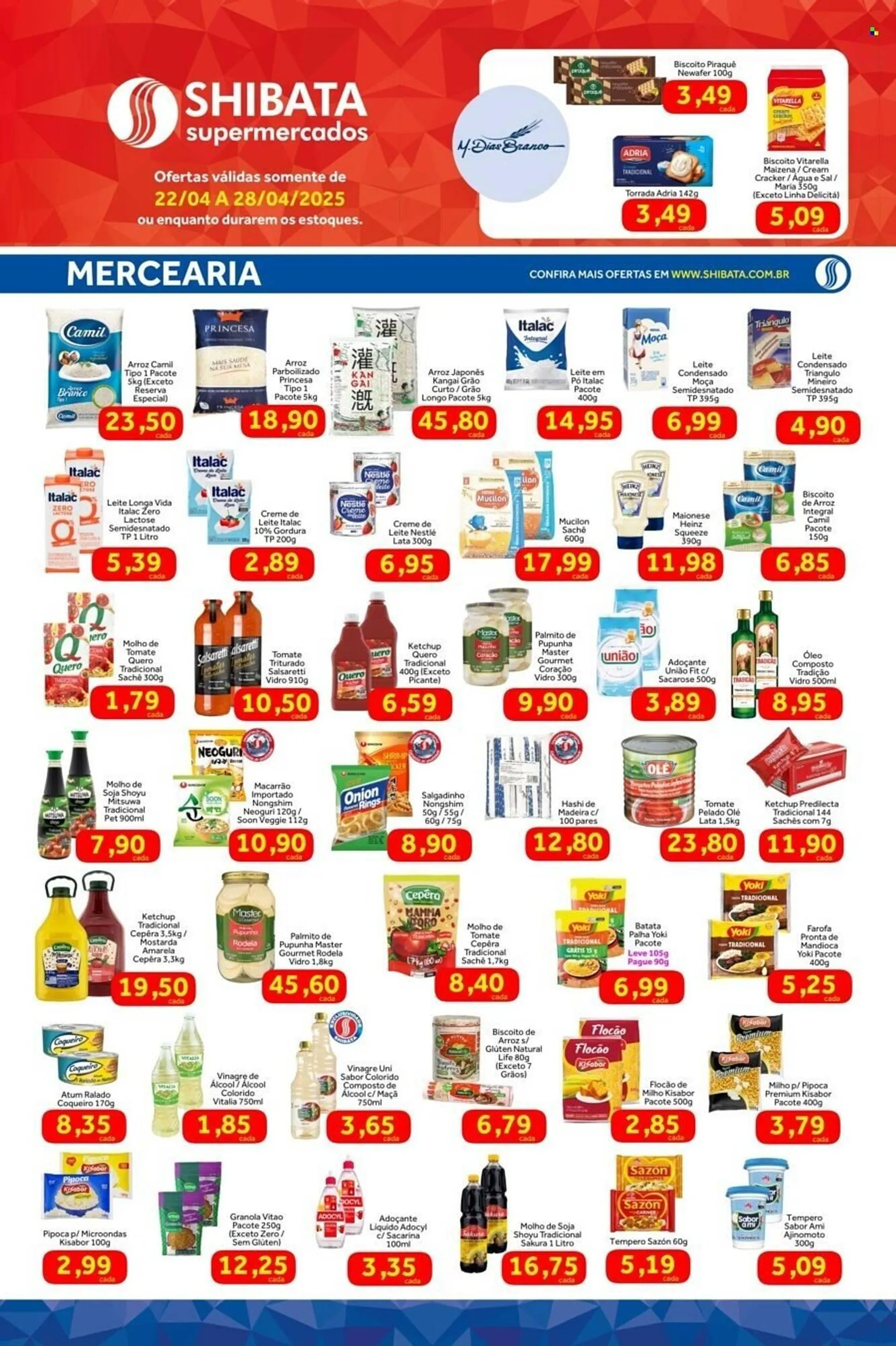 Encarte de Catálogo Shibata Supermercados 22 de abril até 28 de abril 2025 - Pagina 2