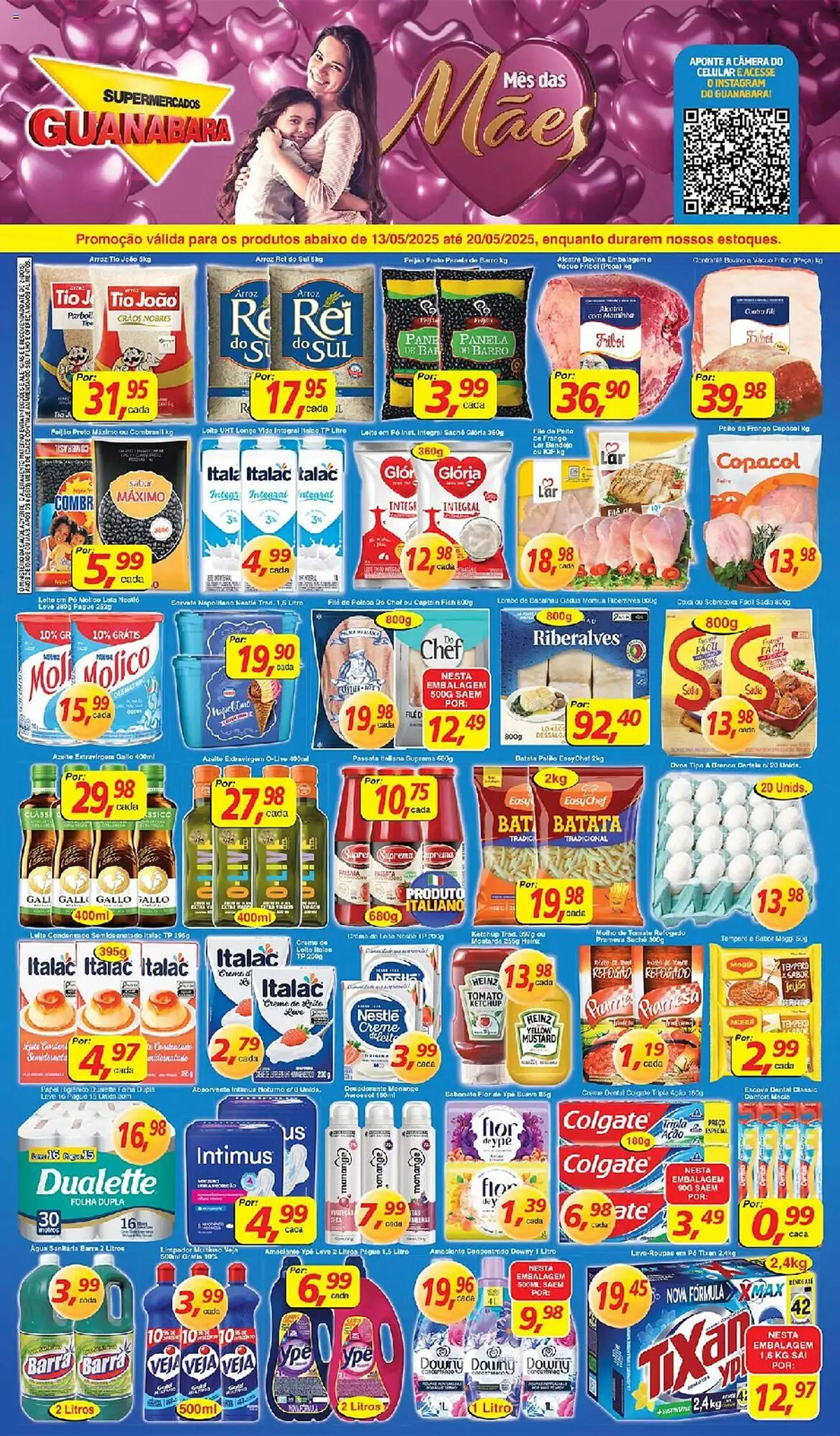 Encarte de Catálogo Supermercados Guanabara 13 de maio até 21 de maio 2025 - Pagina 1