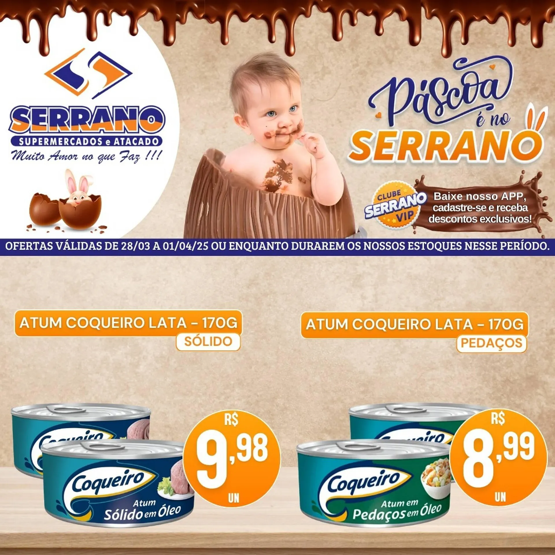 Encarte de Catálogo Serrano Supermercado 28 de março até 1 de abril 2025 - Pagina 3