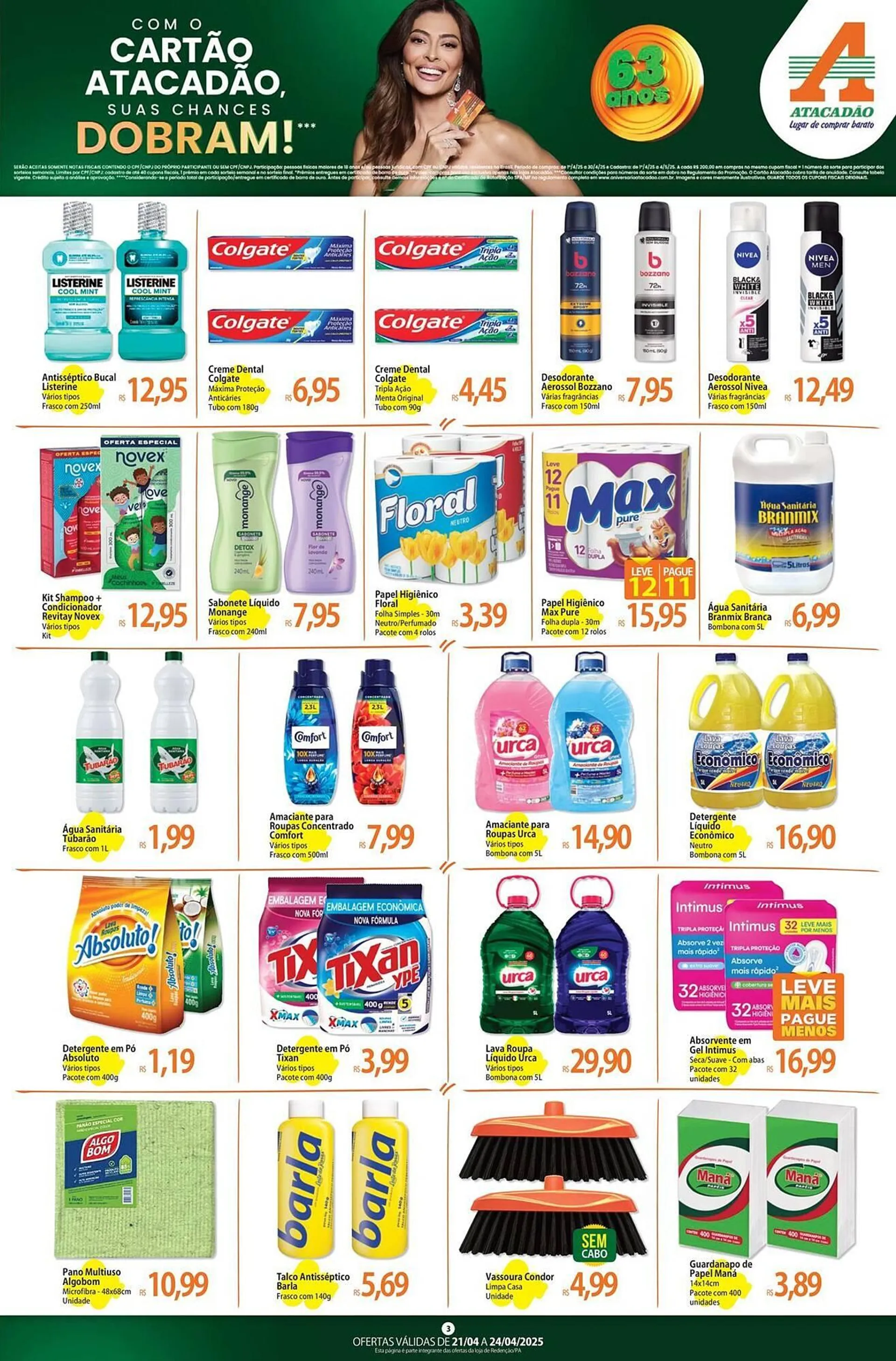Encarte de Catálogo Atacadão 22 de abril até 24 de abril 2025 - Pagina 3