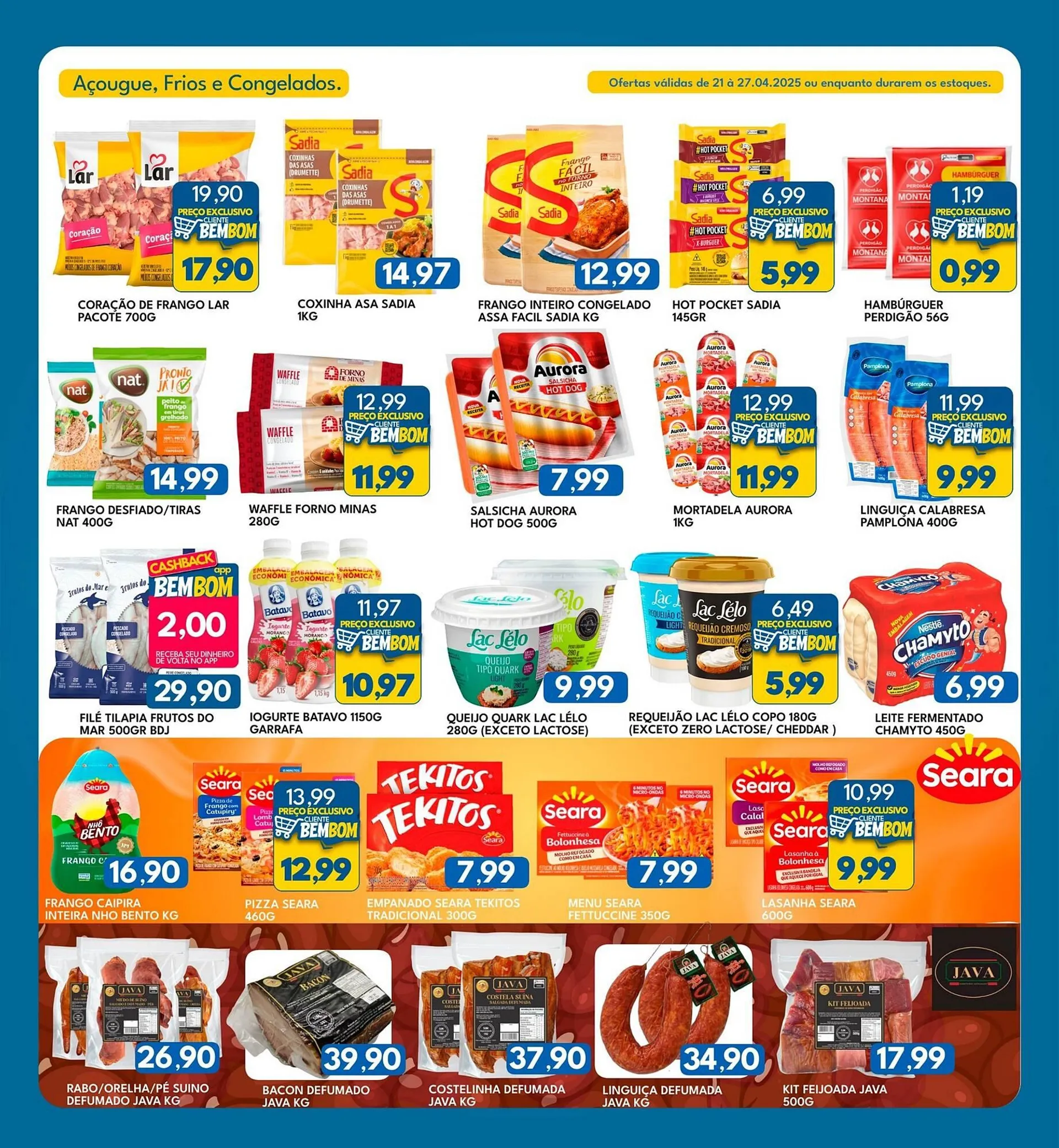 Encarte de Catálogo Rancho Bom Supermercados 21 de abril até 27 de abril 2025 - Pagina 5